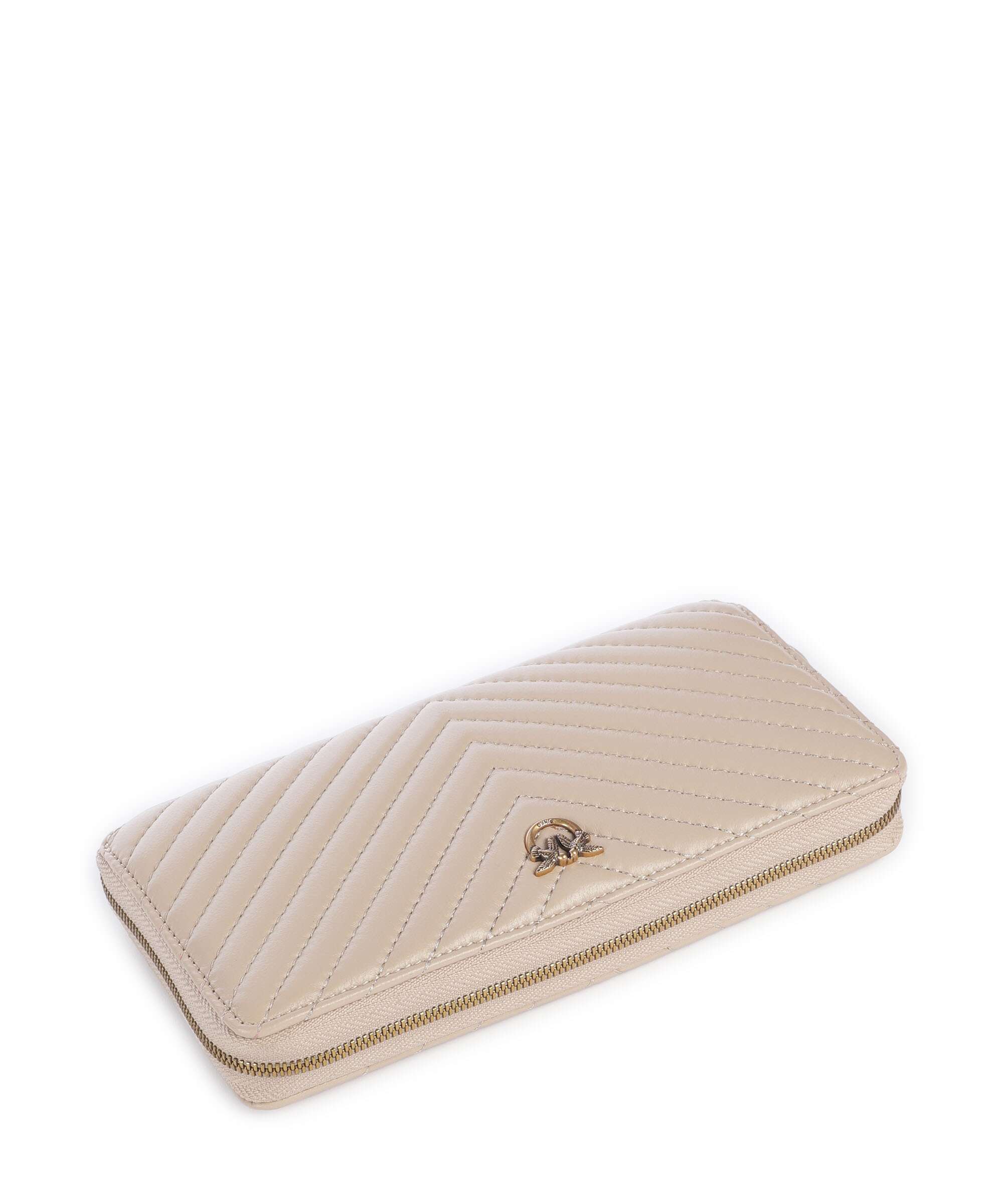 Pinko Ryder Wallet beige/grigio fumo/antique gold - Image 4