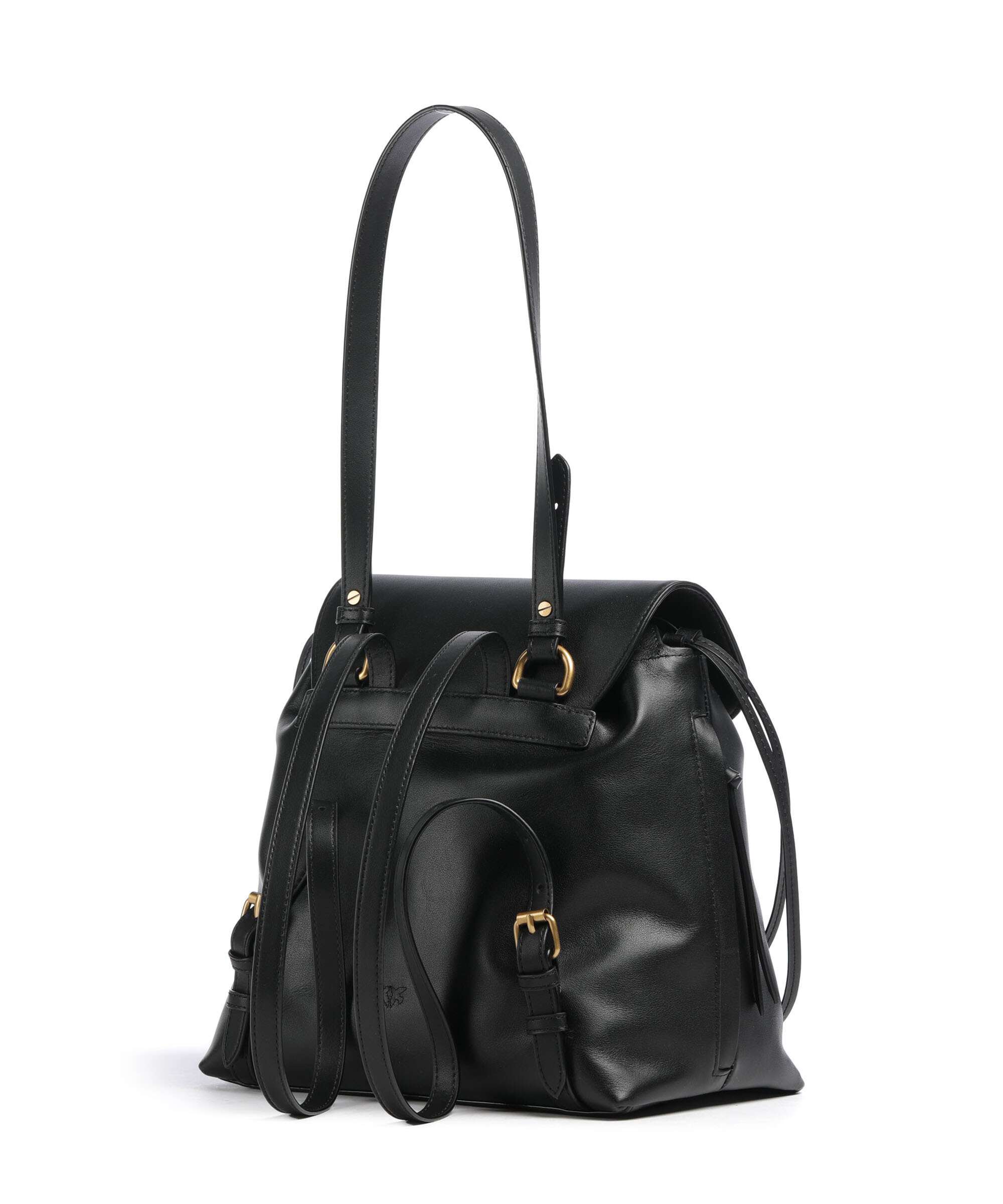 Pinko Saddle Backpack bag nero/antique gold - Image 2