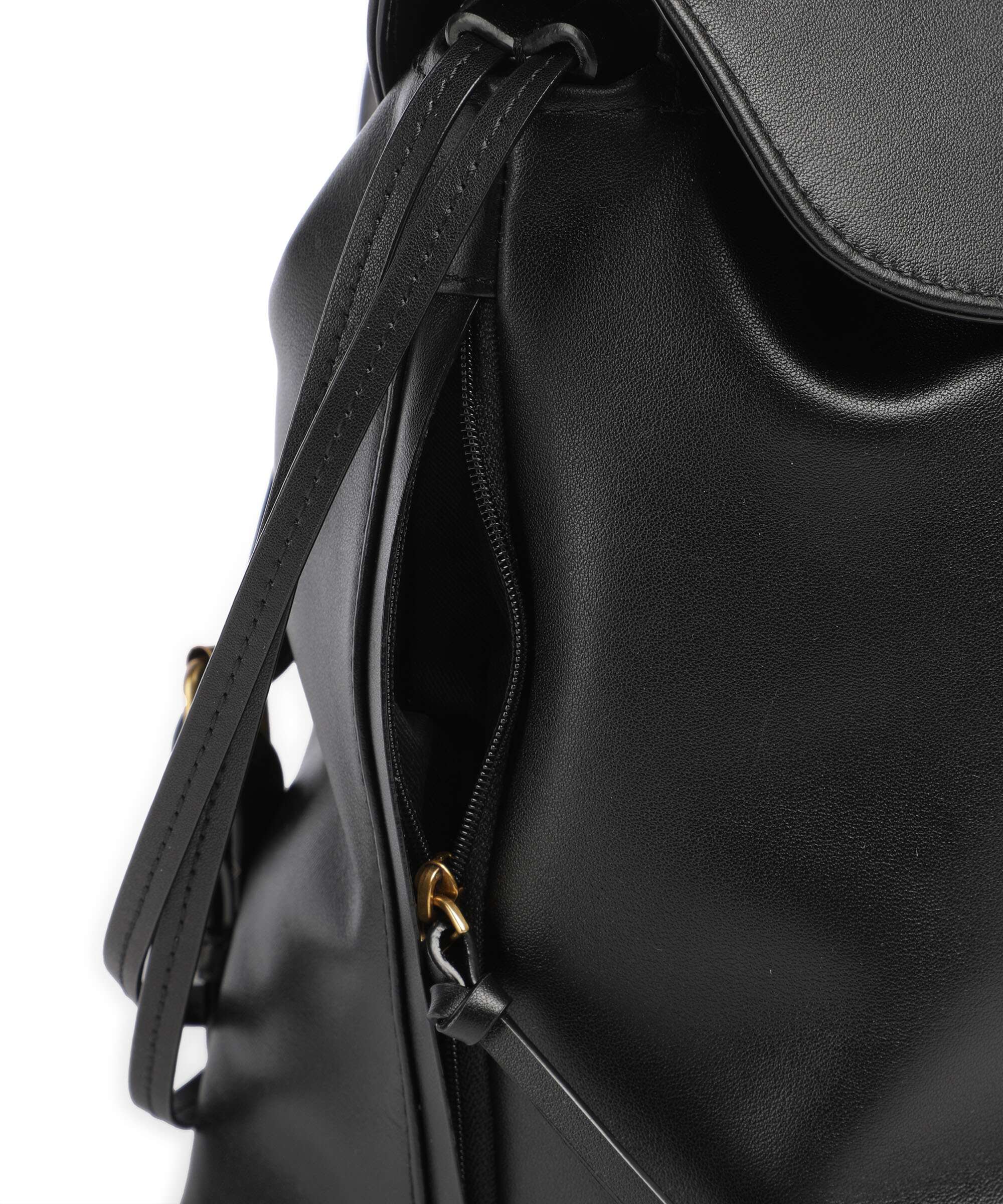 Pinko Saddle Backpack bag nero/antique gold - Image 4