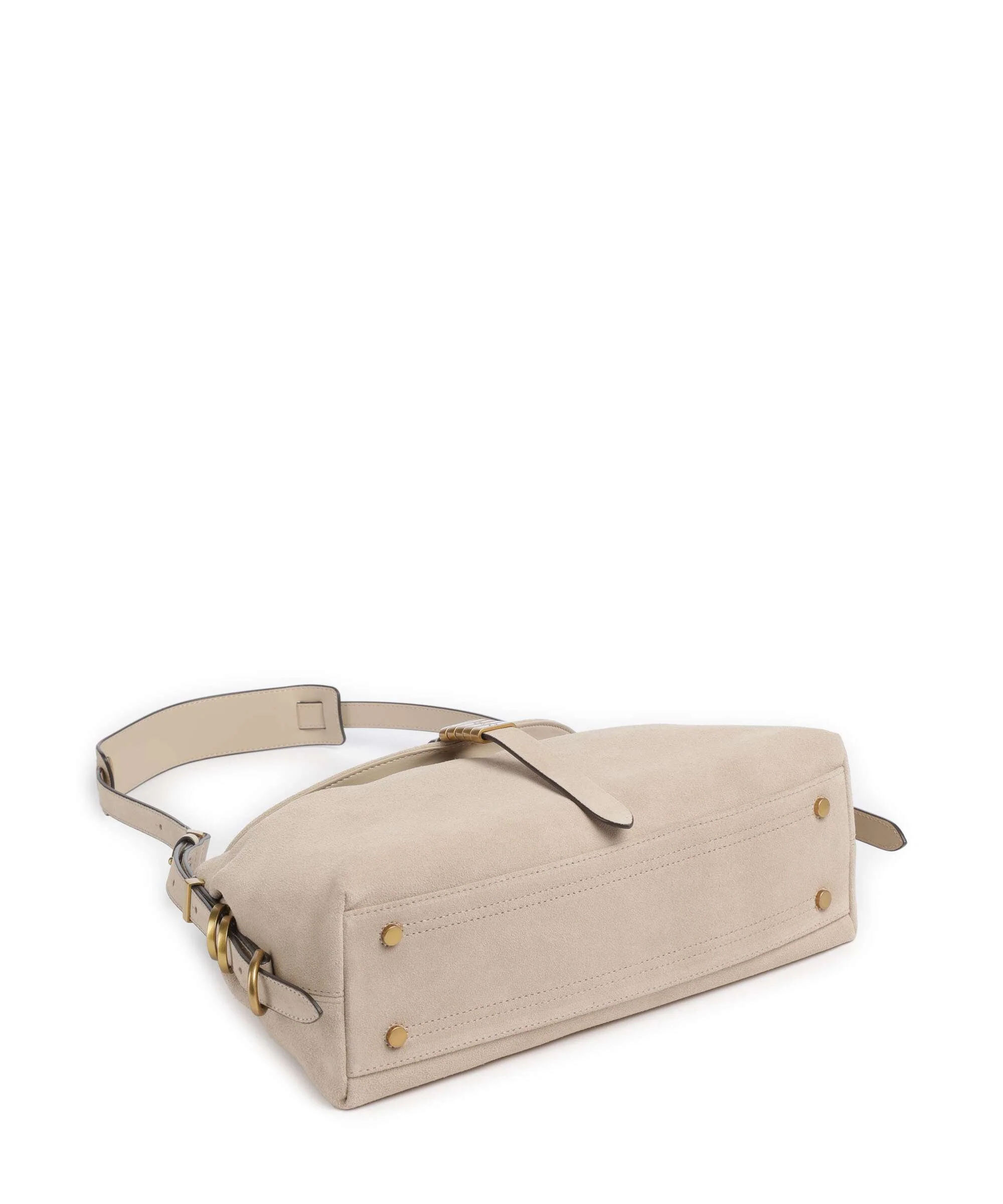 Pinko Saddle Classic Hobo bag beige/grigio fumo/antique gold - Image 4