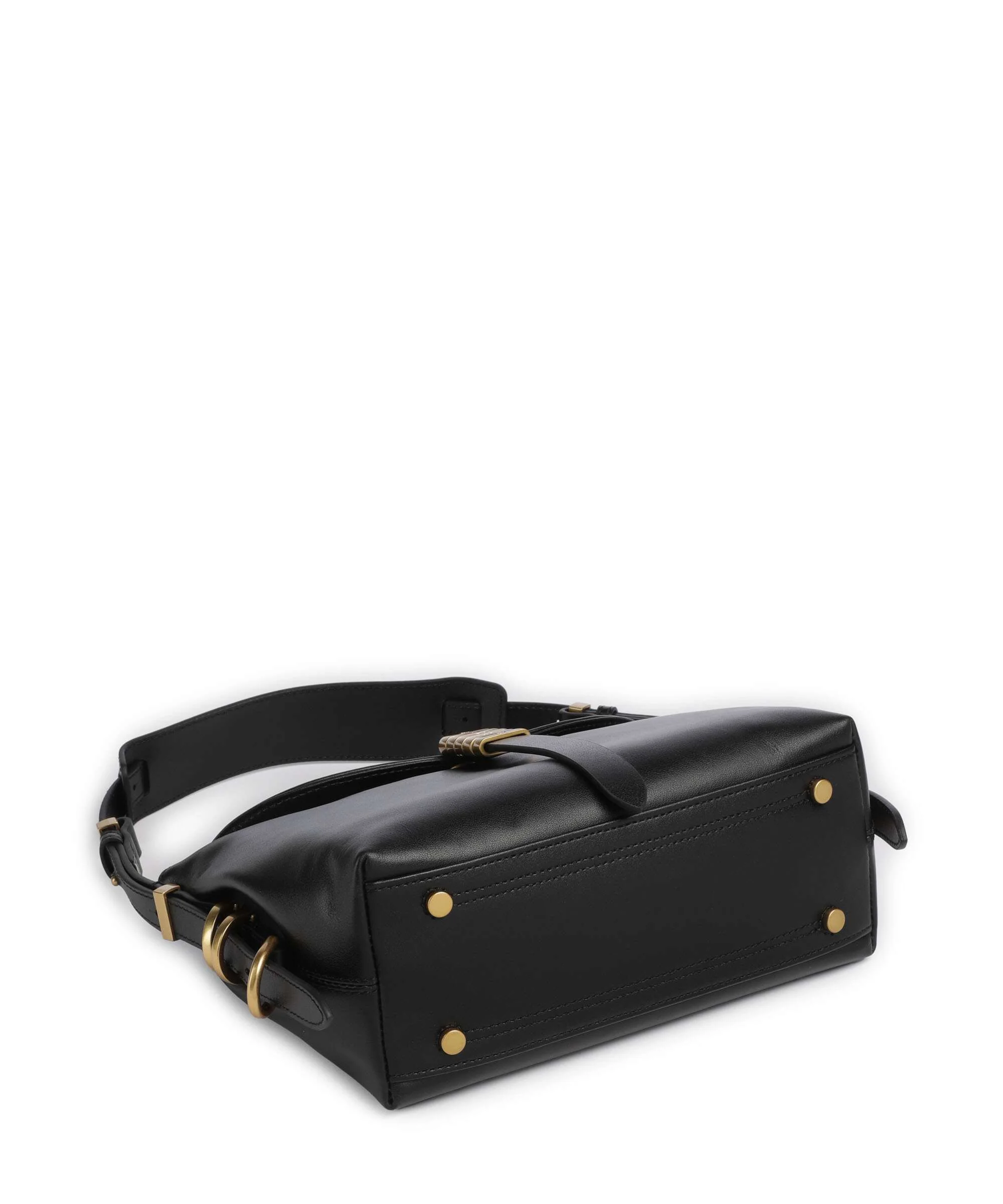 Pinko Saddle Horizontal Mini Shoulder bag nero/antique gold - Image 4
