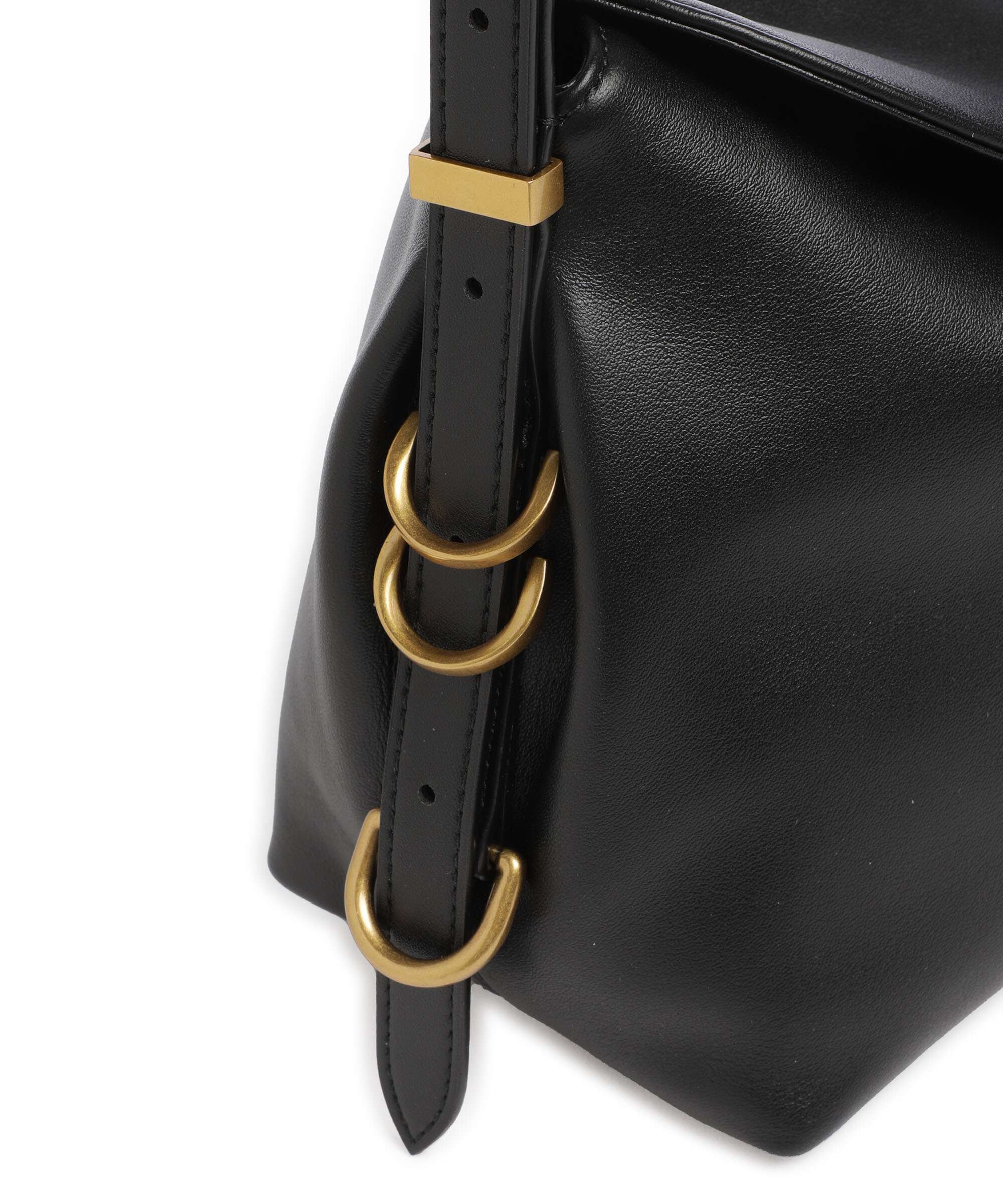 Pinko Saddle Shoulder bag nero/antique gold - Image 4
