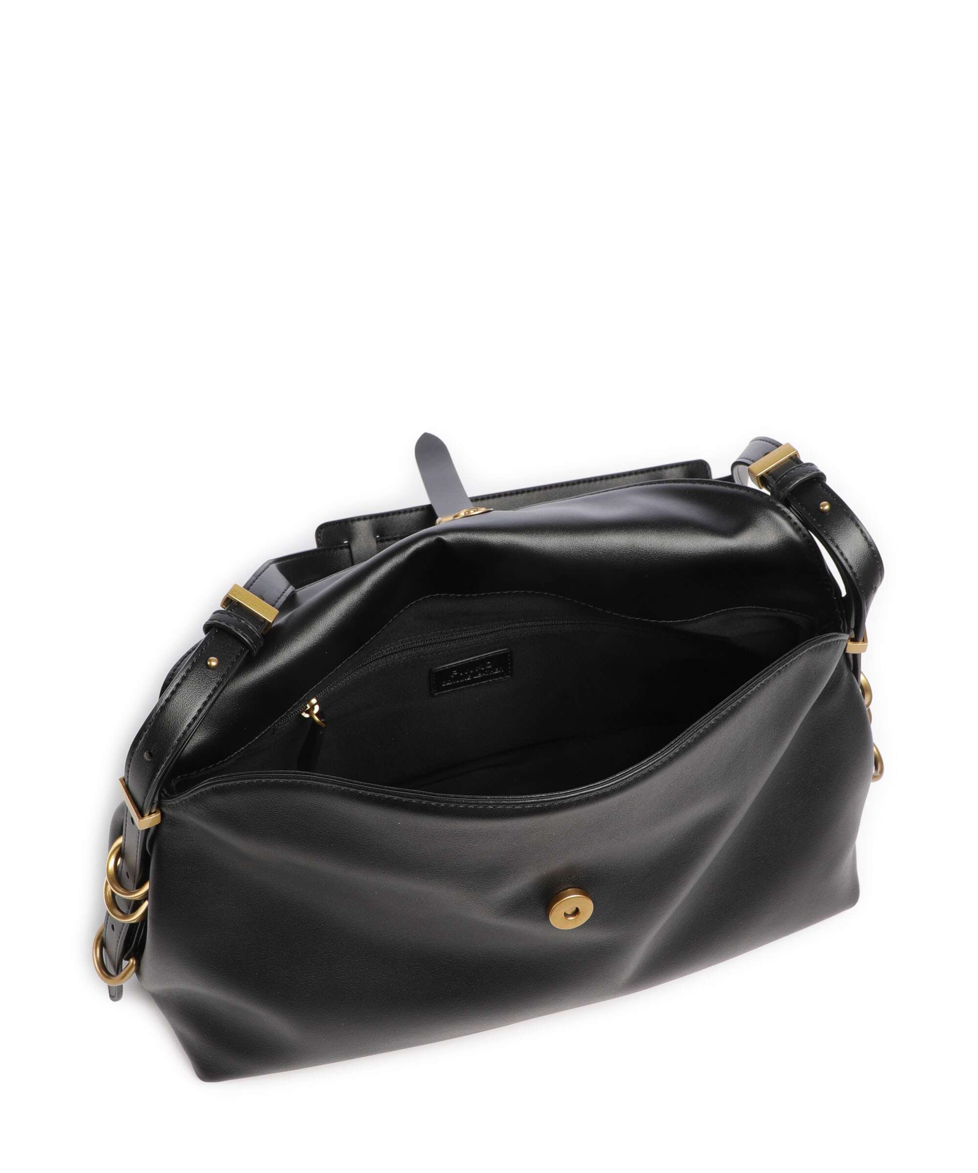 Pinko Saddle Shoulder bag nero/antique gold - Image 6