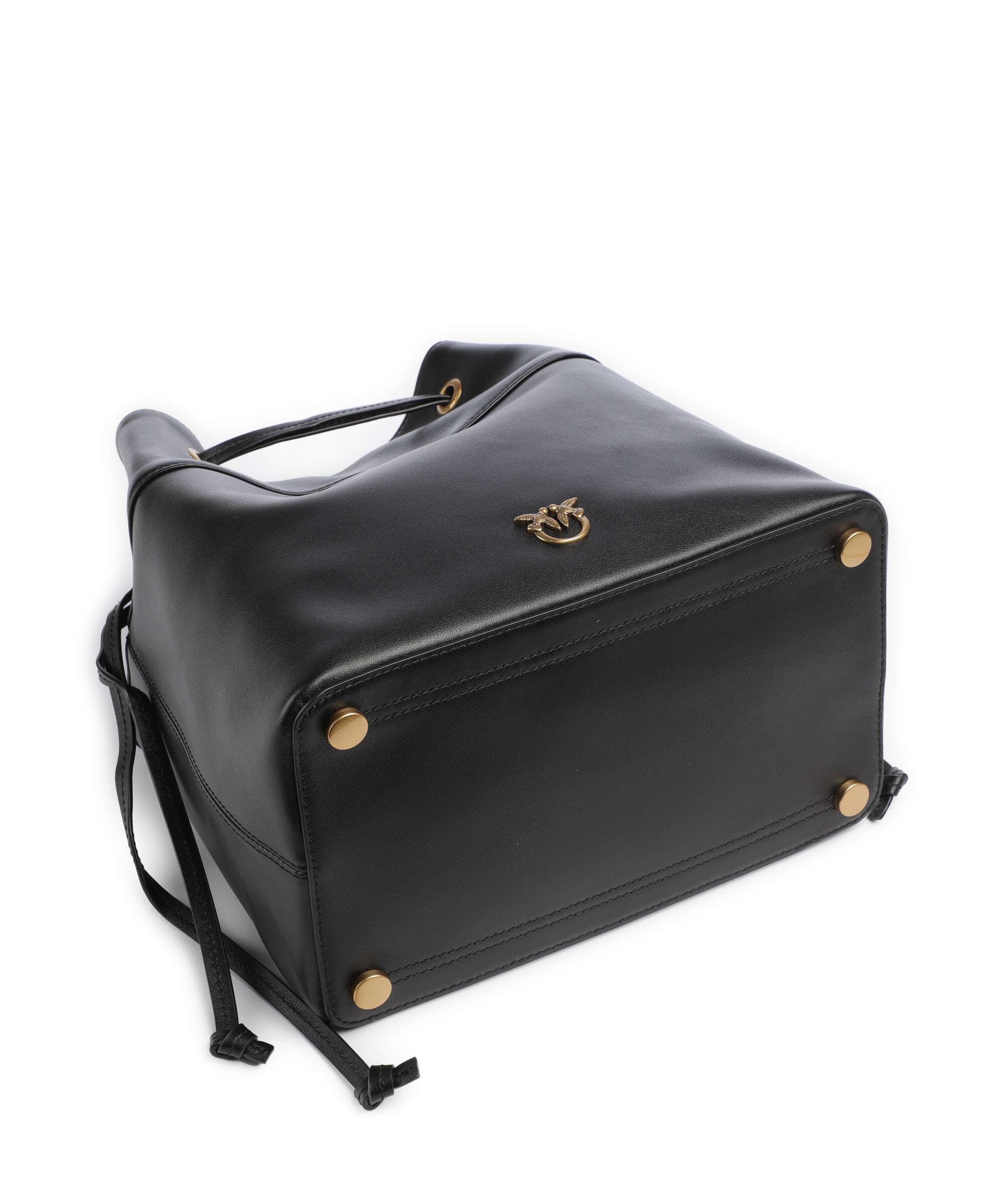 Pinko Secchiello Classic Bucket bag nero/antique gold - Image 5