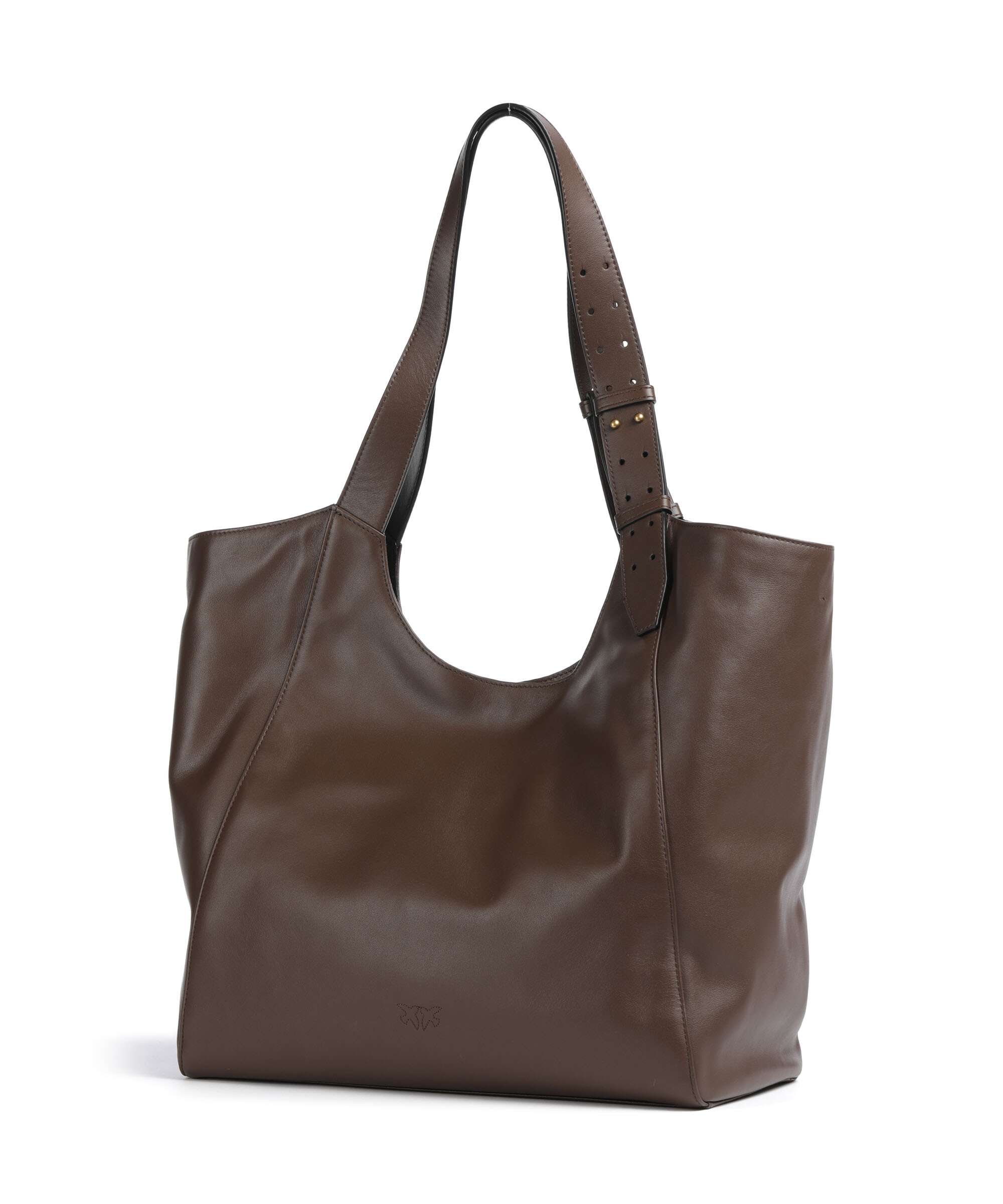 Pinko Tote bag marrone castano/antique gold - Image 4