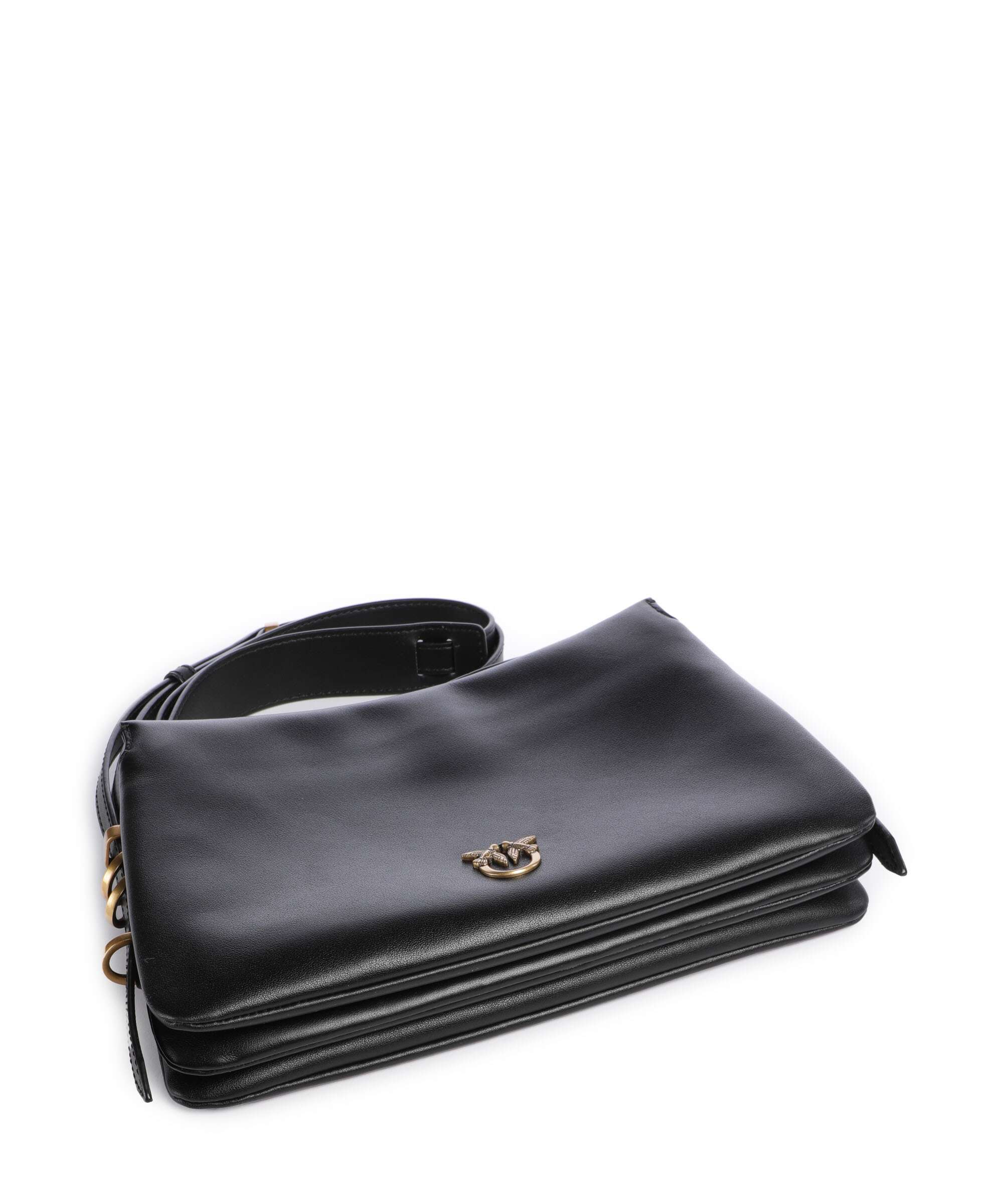 Pinko Triplet Mini Crossbody bag nero/antique gold - Image 5