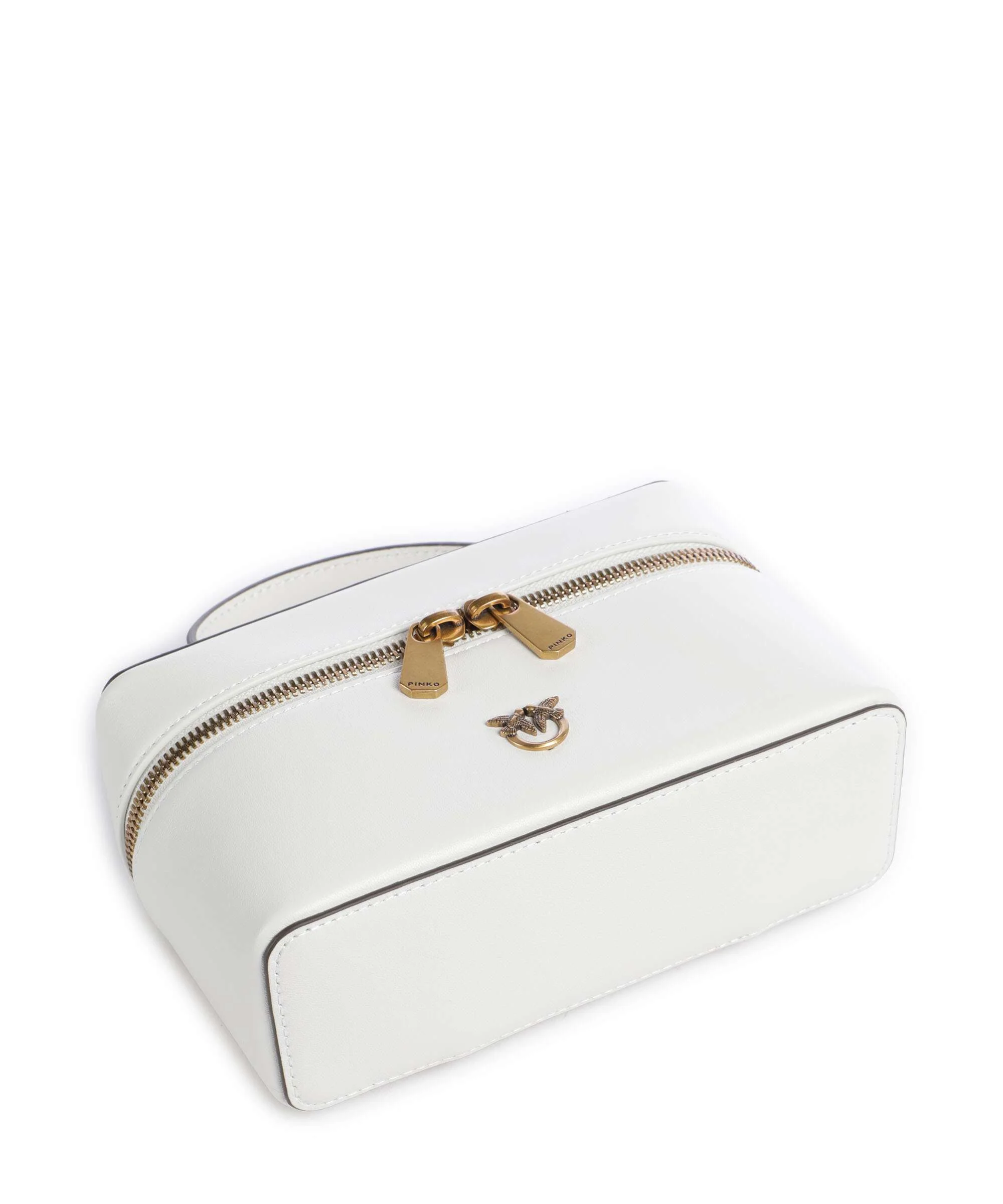 Pinko Vanity Mini Crossbody bag bianco nembo/antique gold - Image 5