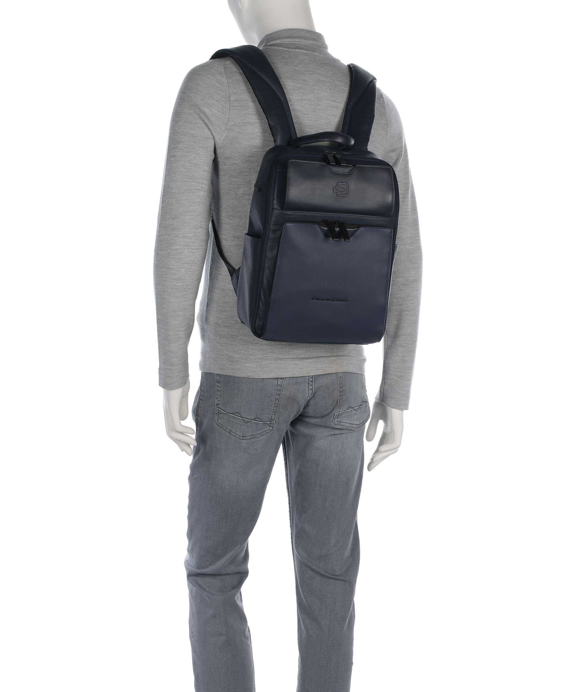 Piquadro Ael Laptop backpack blue - Image 4