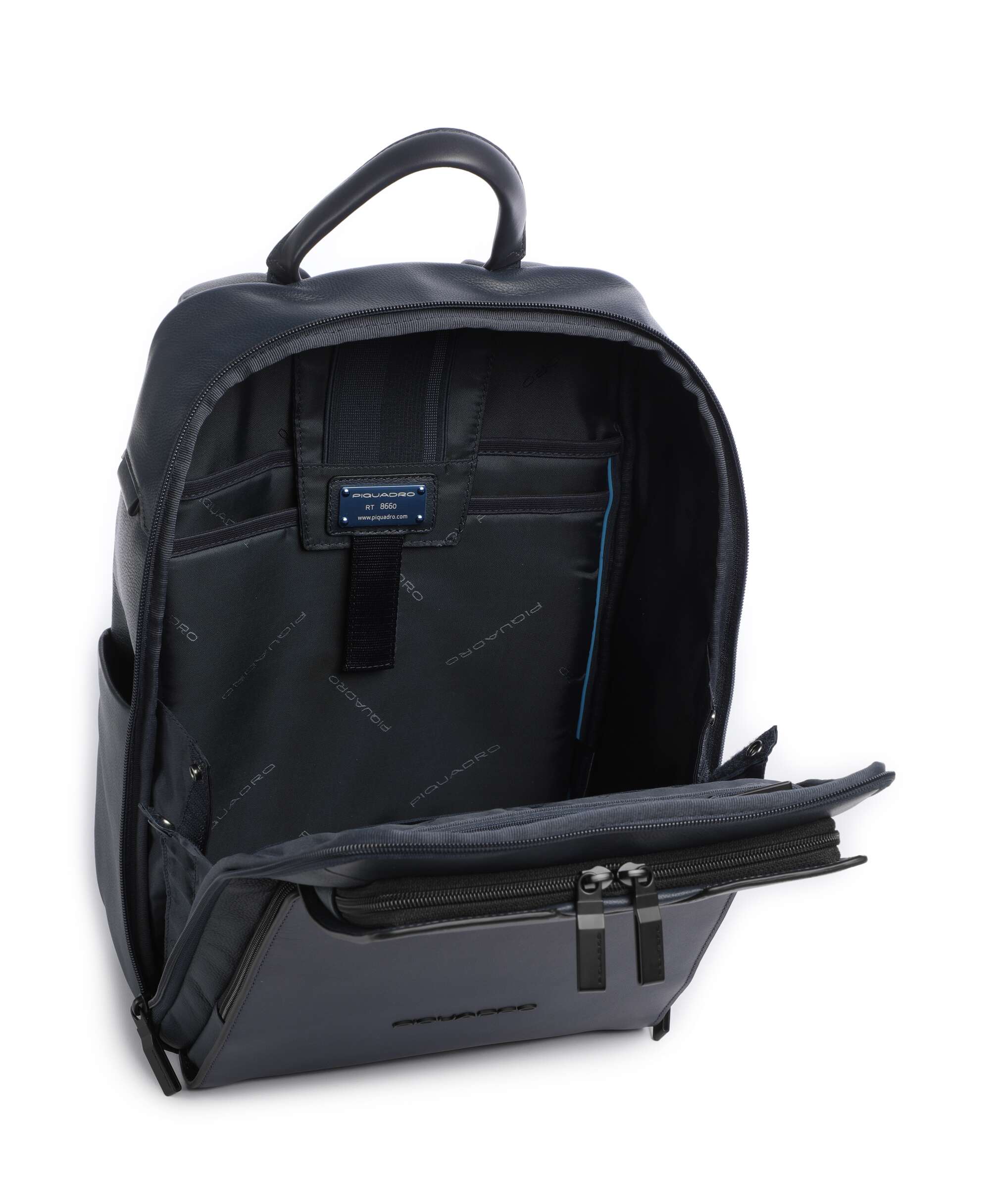 Piquadro Ael Laptop backpack blue - Image 6