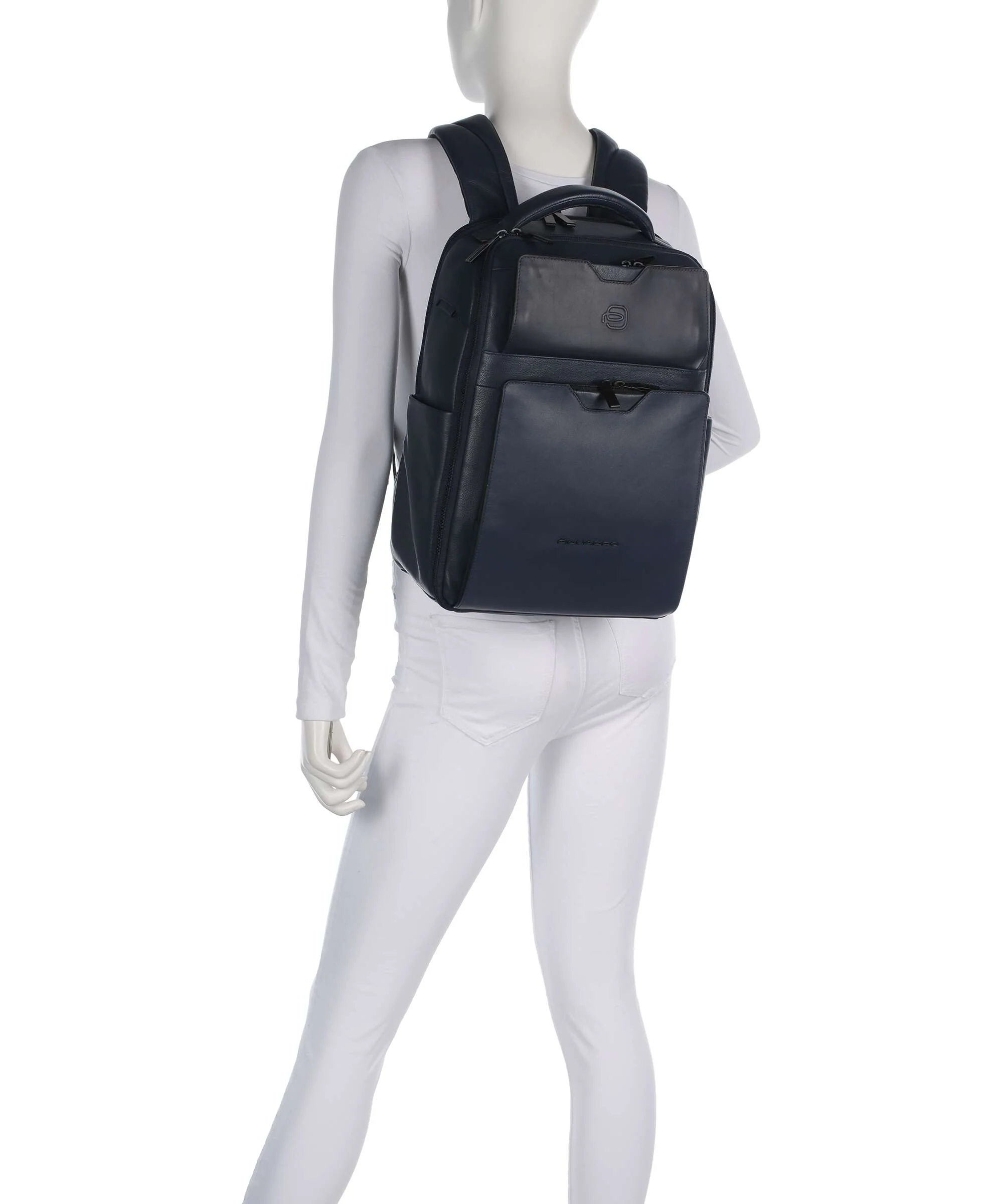 Piquadro Ael Laptop backpack blue - Image 3