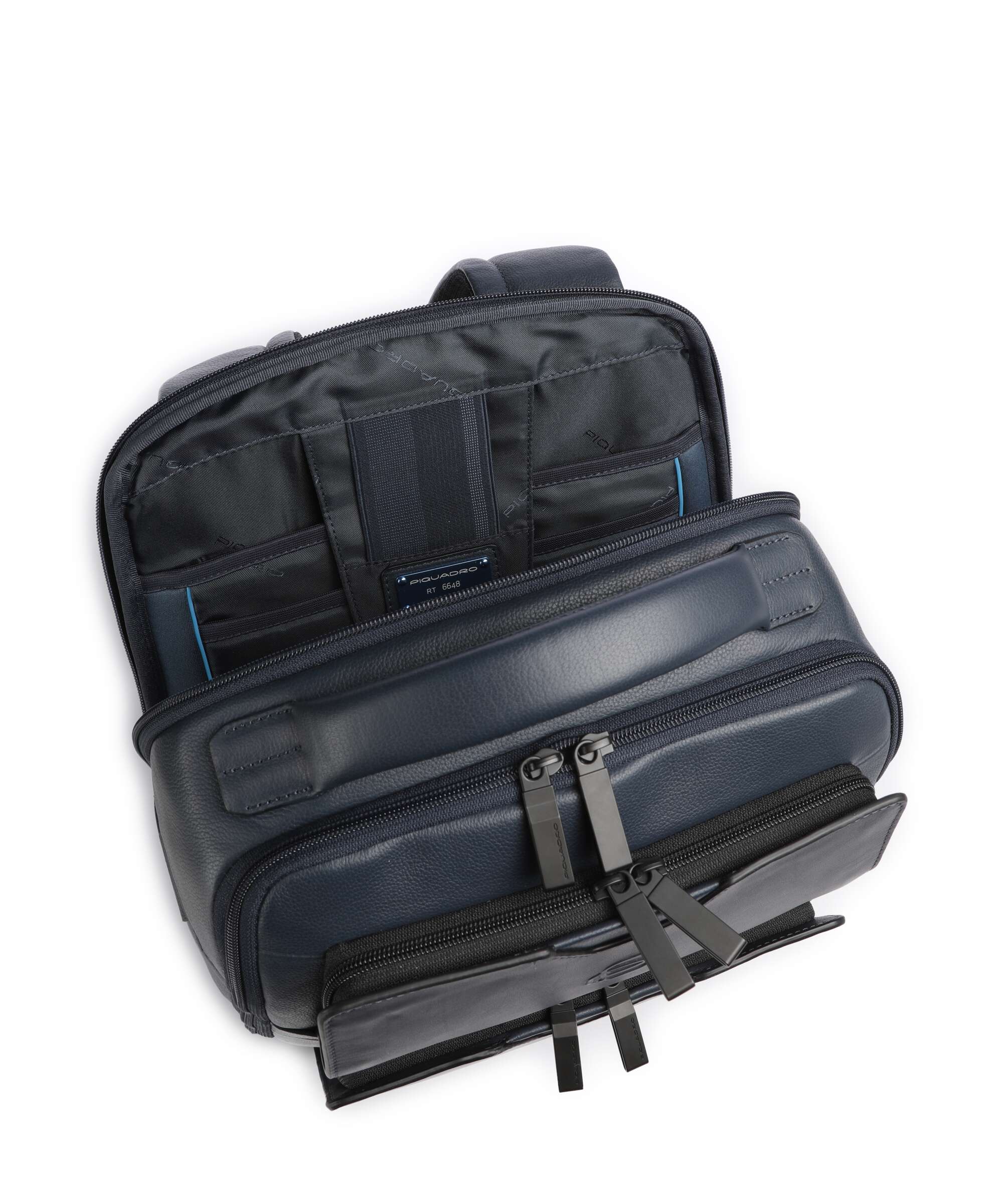 Piquadro Ael Laptop backpack blue - Image 5