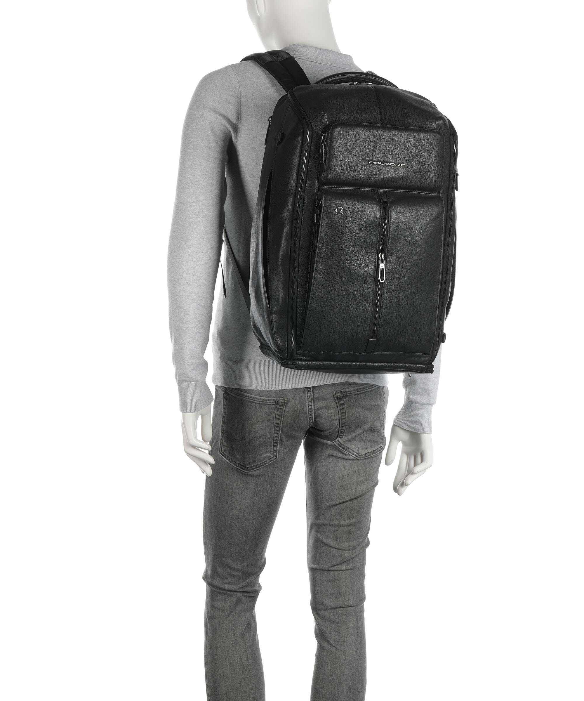 Piquadro Arne Travel backpack nero - Image 3