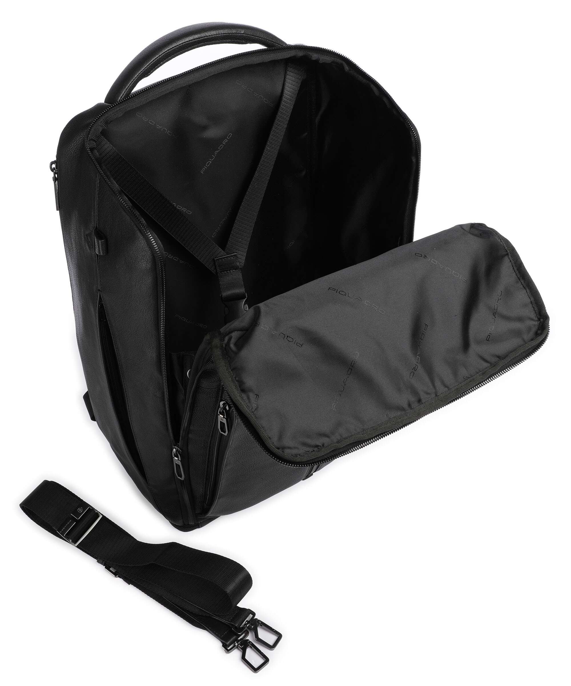 Piquadro Arne Travel backpack nero - Image 9