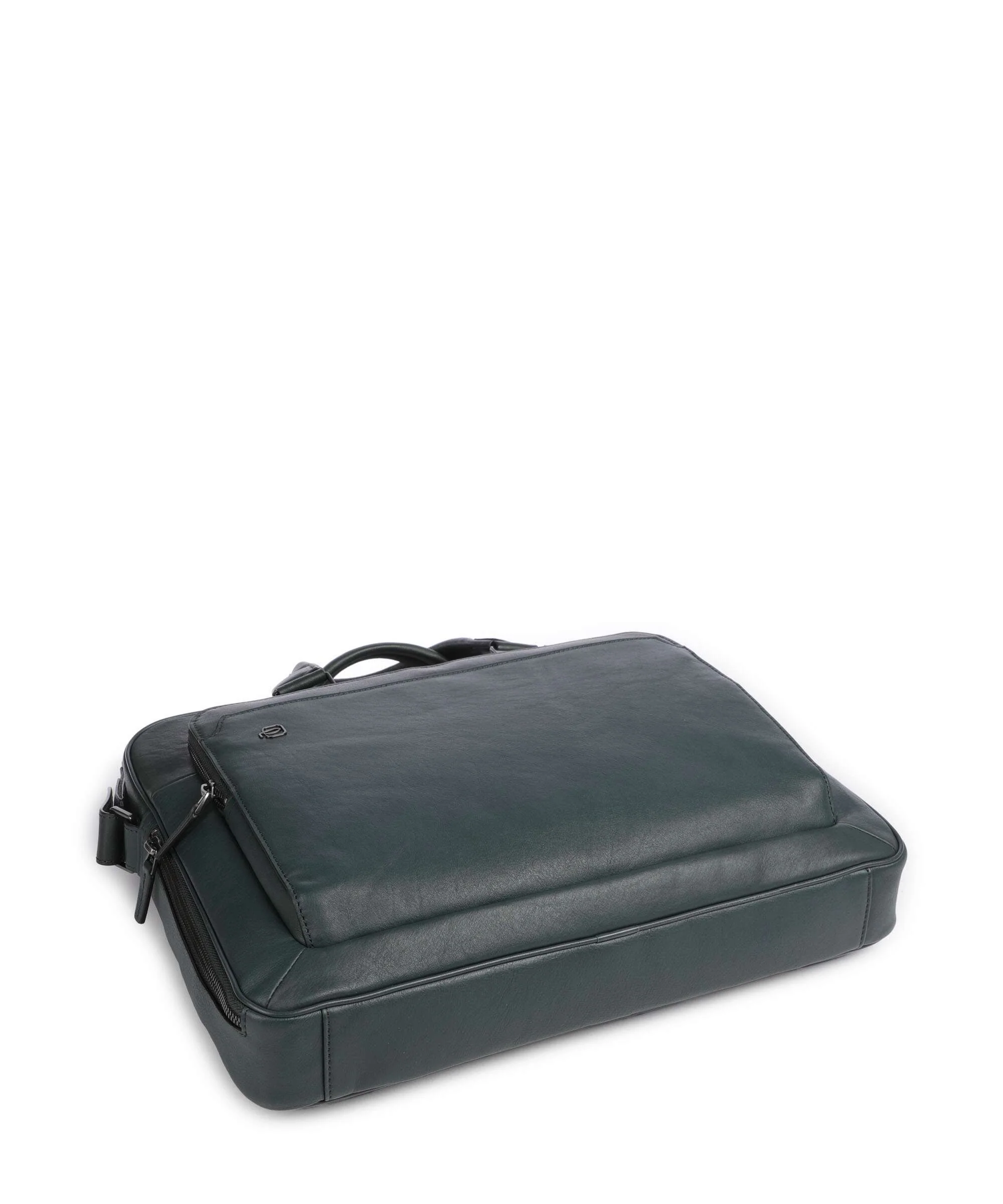 Piquadro Black Square Briefcase verde bosco/verde oliva - Image 5