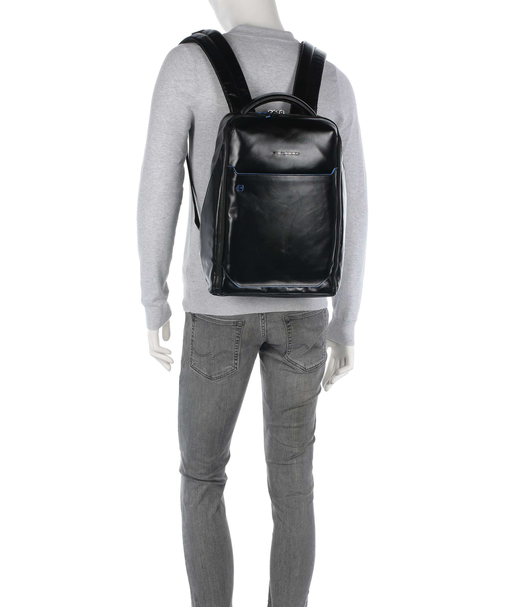 Piquadro Blue Square Backpack nero - Image 3