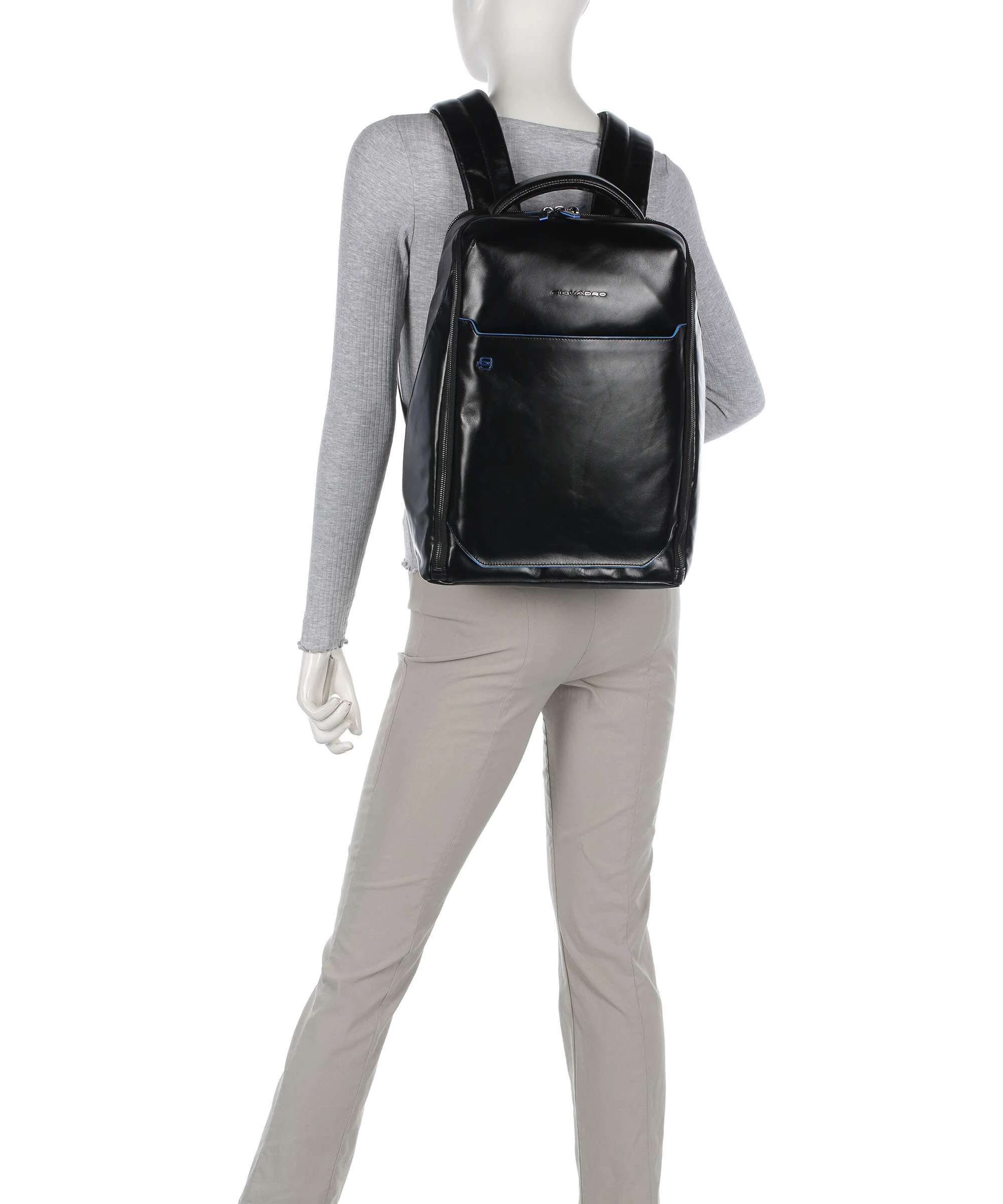 Piquadro Blue Square Backpack nero - Image 4