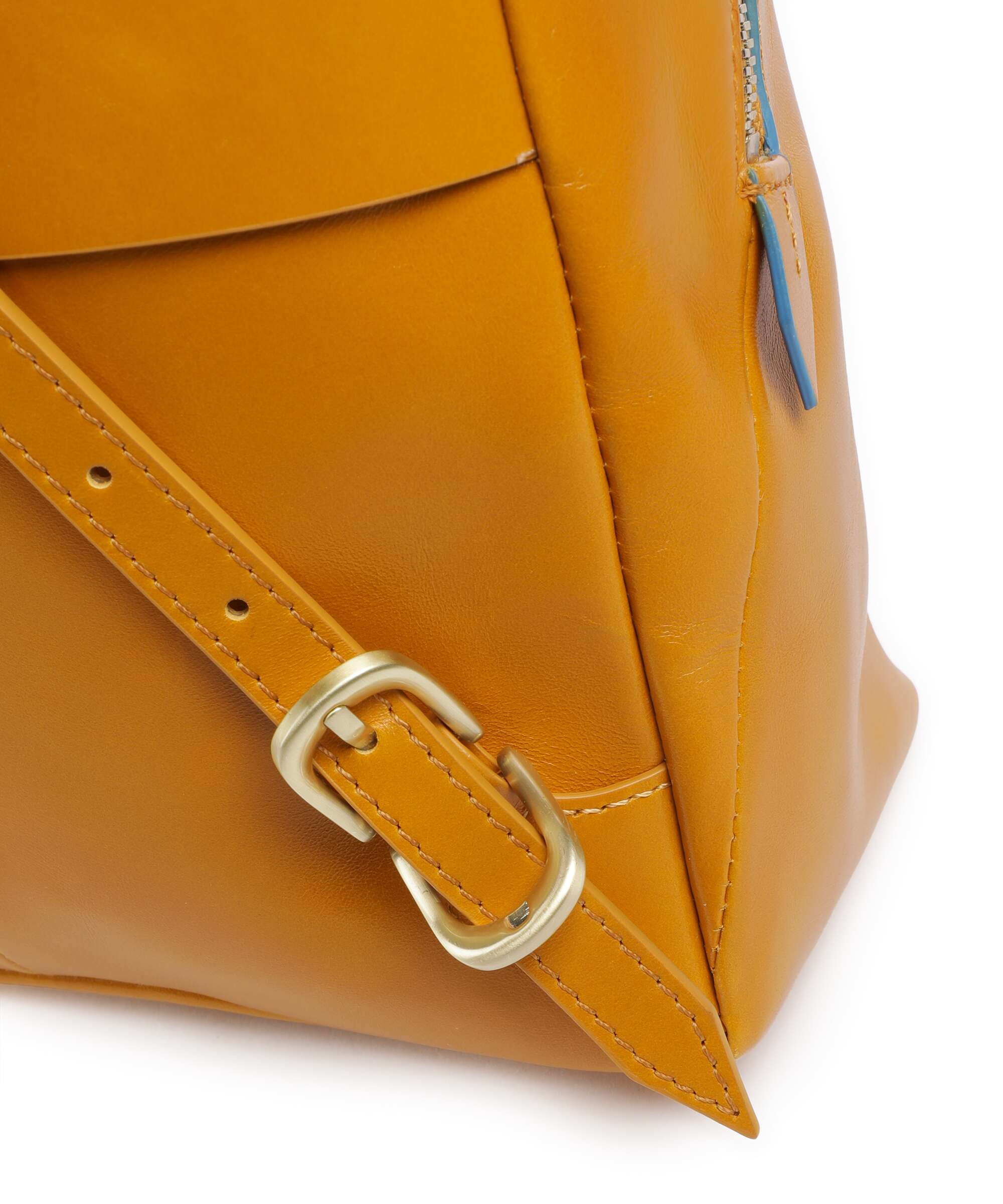 Piquadro Blue Square Backpack mustard - Image 4