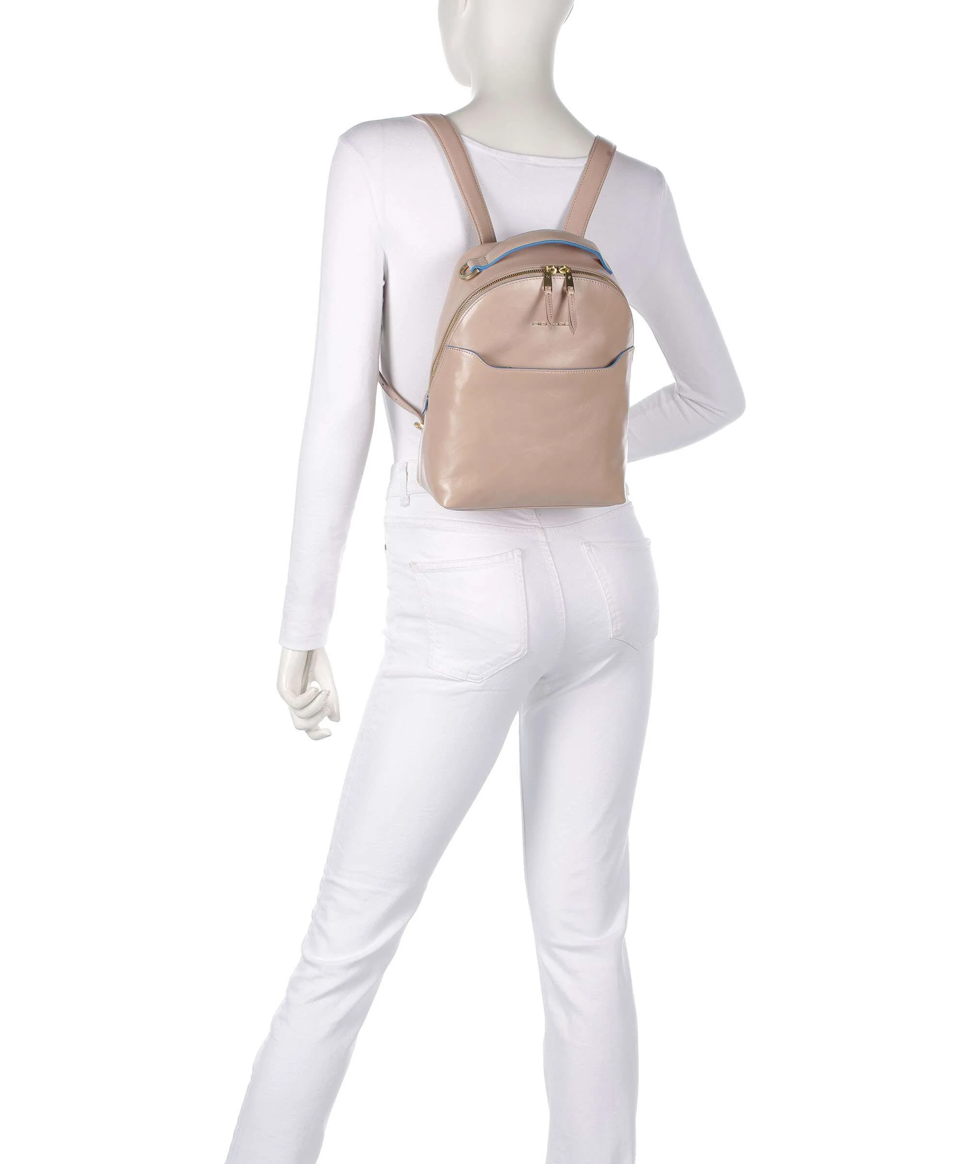 Piquadro Blue Square Backpack pink - Image 3