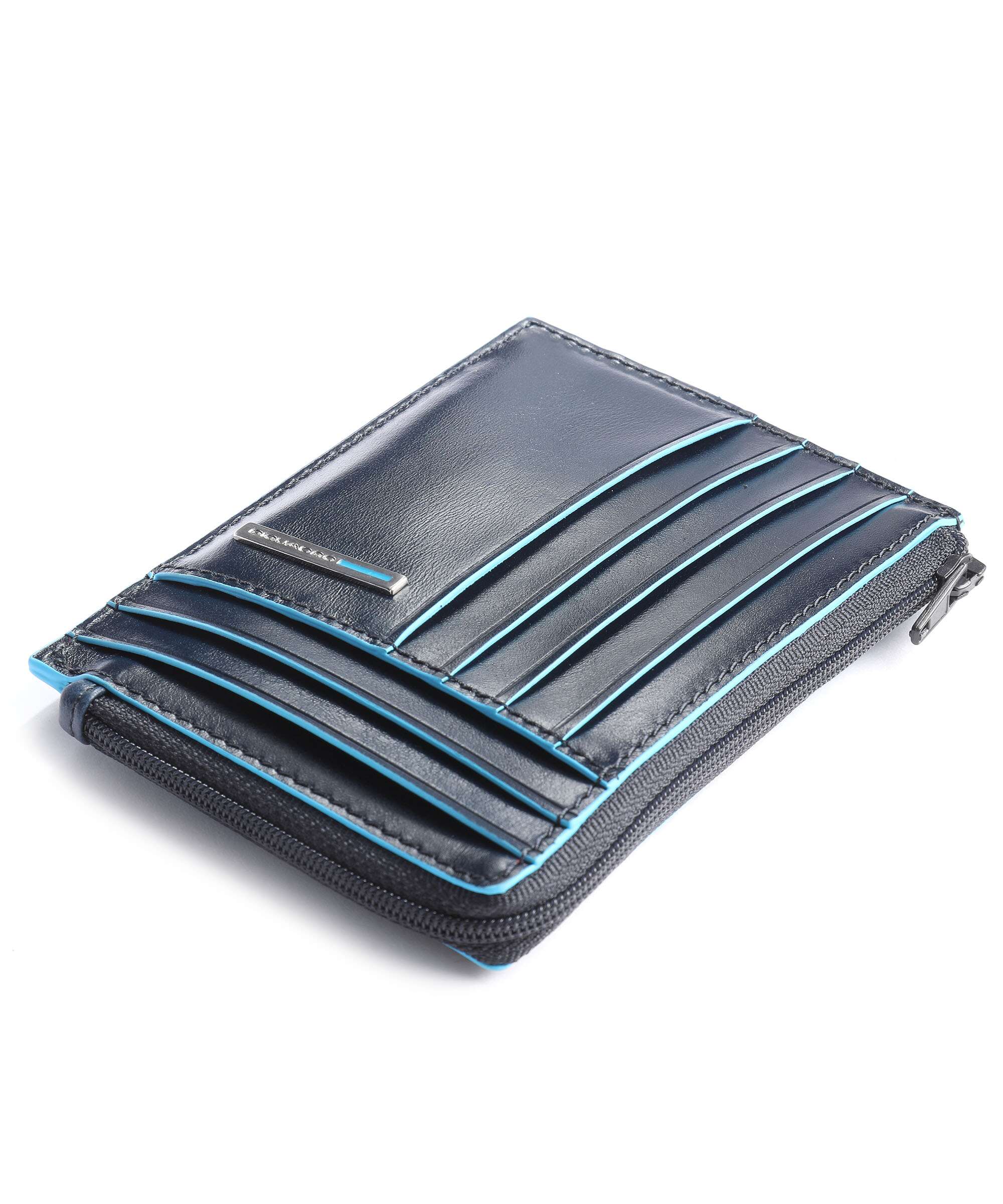 Piquadro Blue Square Credit card holder dark blue - Image 3