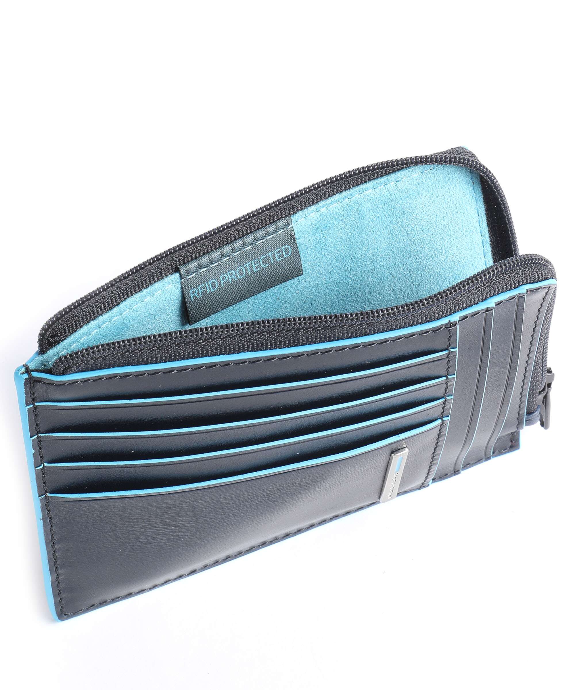 Piquadro Blue Square Credit card holder dark blue - Image 4