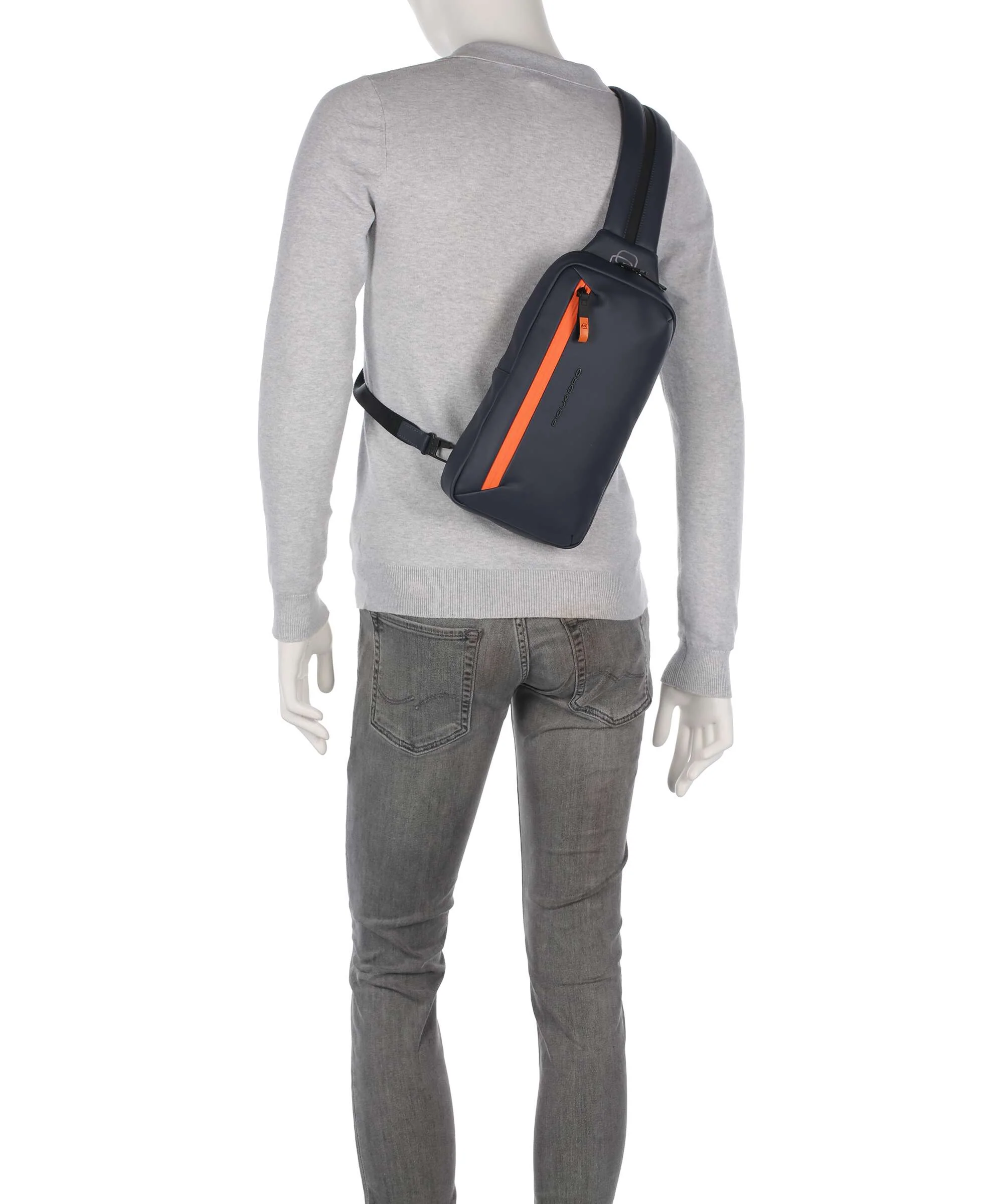 Piquadro C2OW Sling bag blu - Image 3