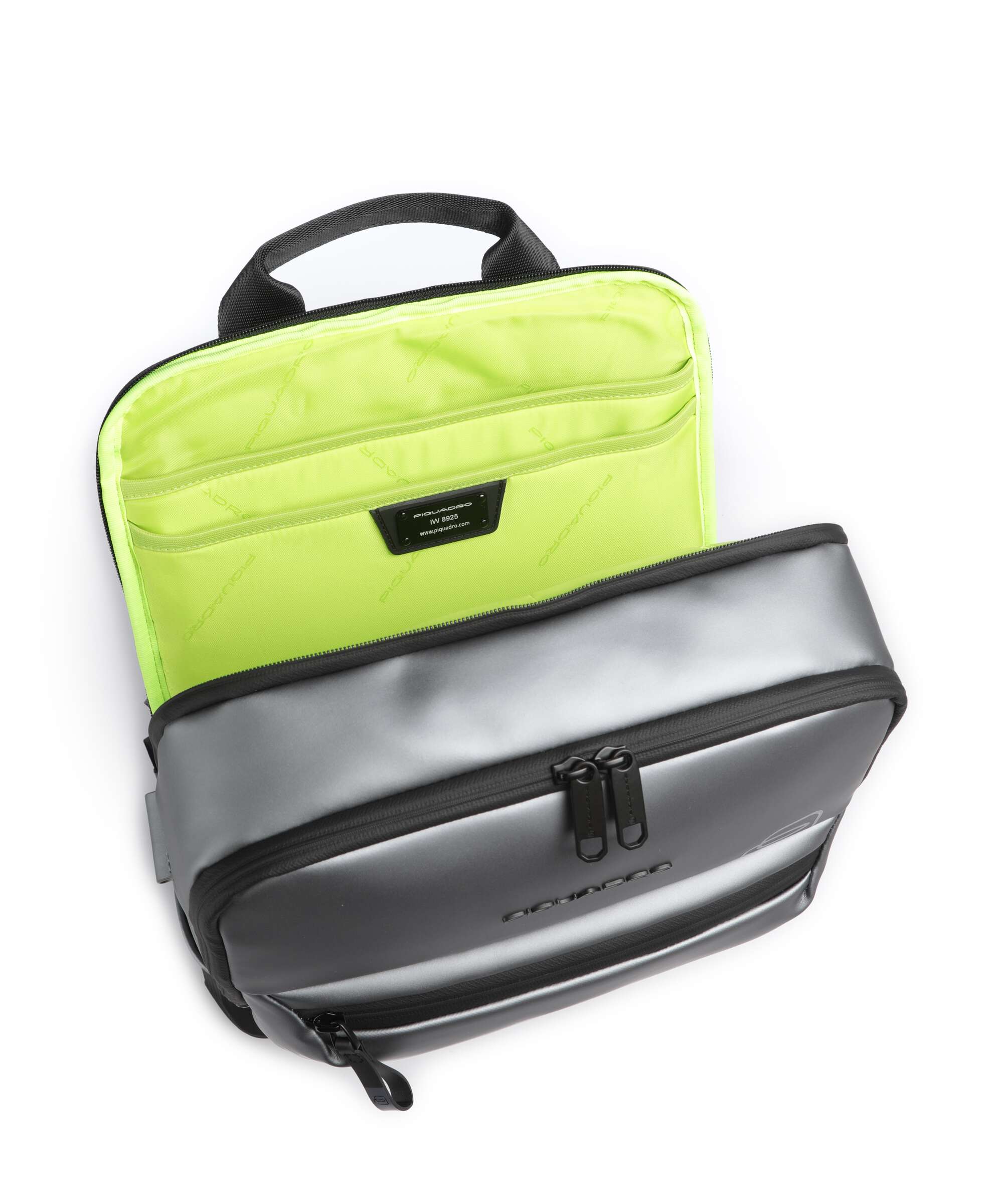 Piquadro C2OWD Backpack metal grey - Image 5