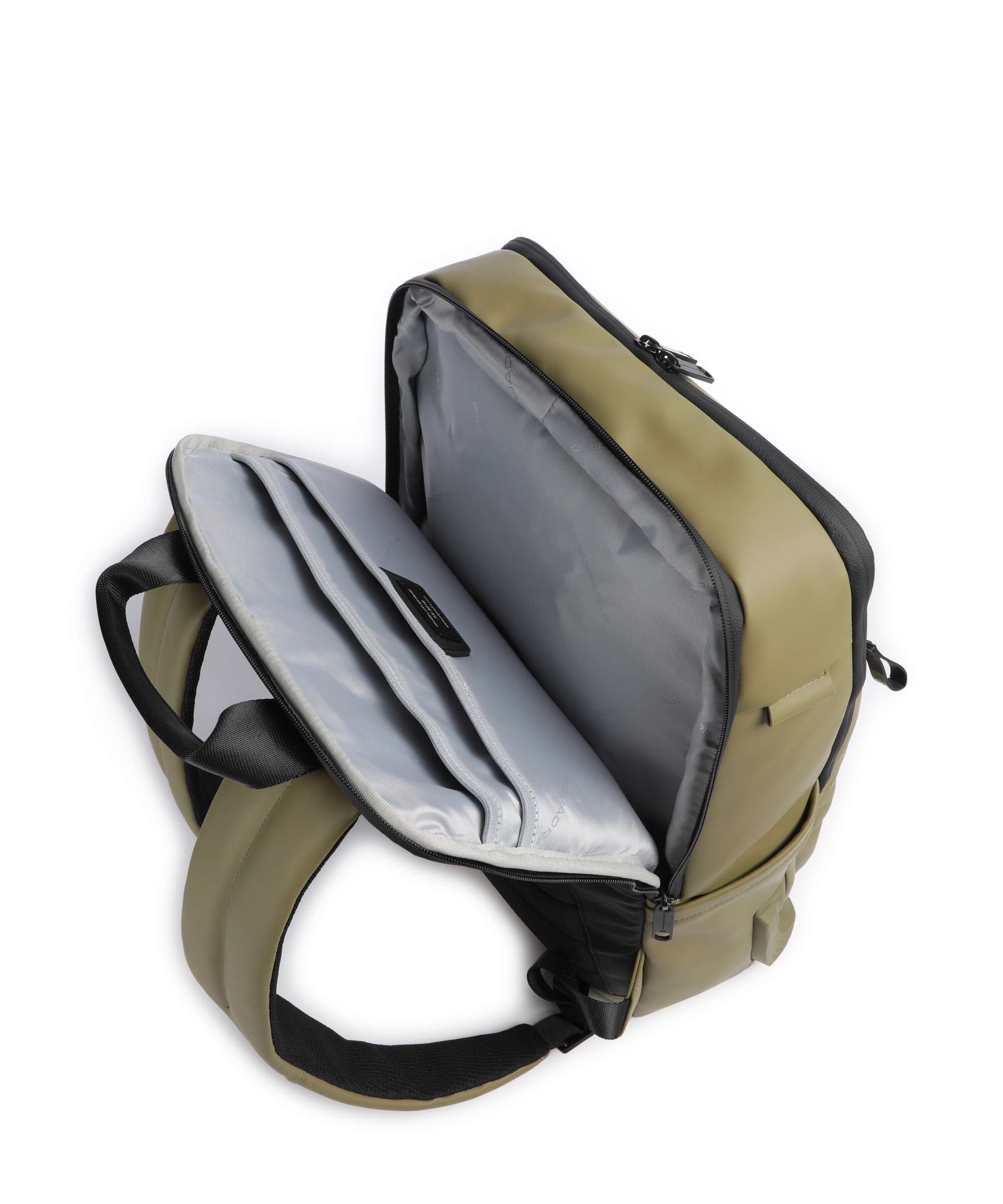 Piquadro C2OWD Backpack light green - Image 5