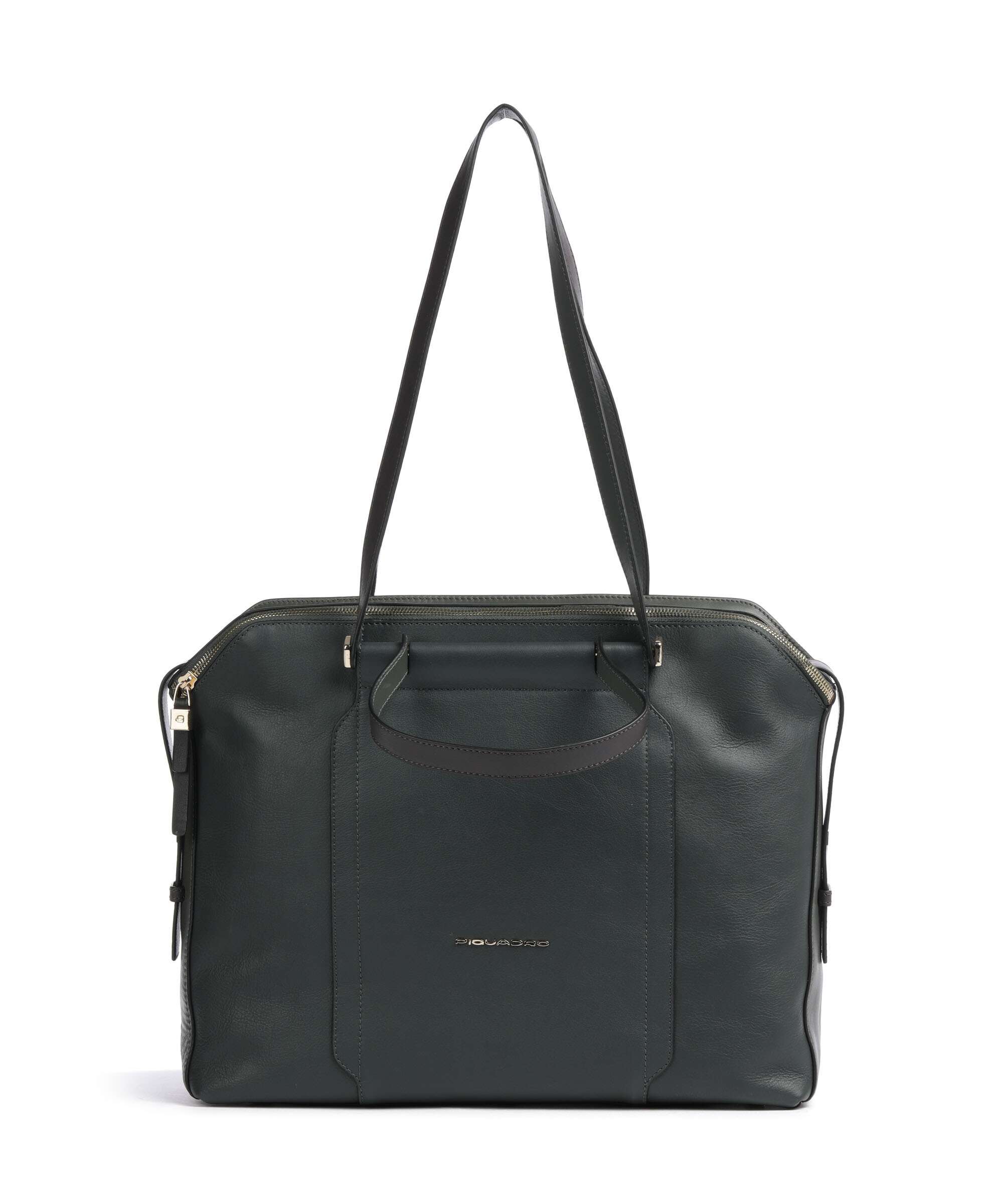 Piquadro Circle Briefcase verde bosco/verde oliva - Image 4