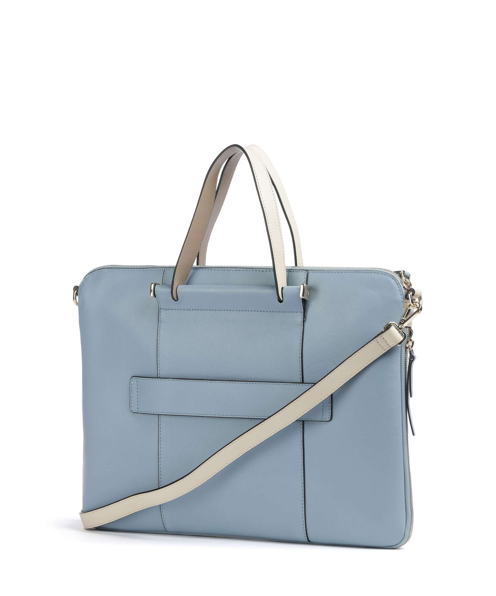 Piquadro Circle Briefcase light blue/beige - Image 2