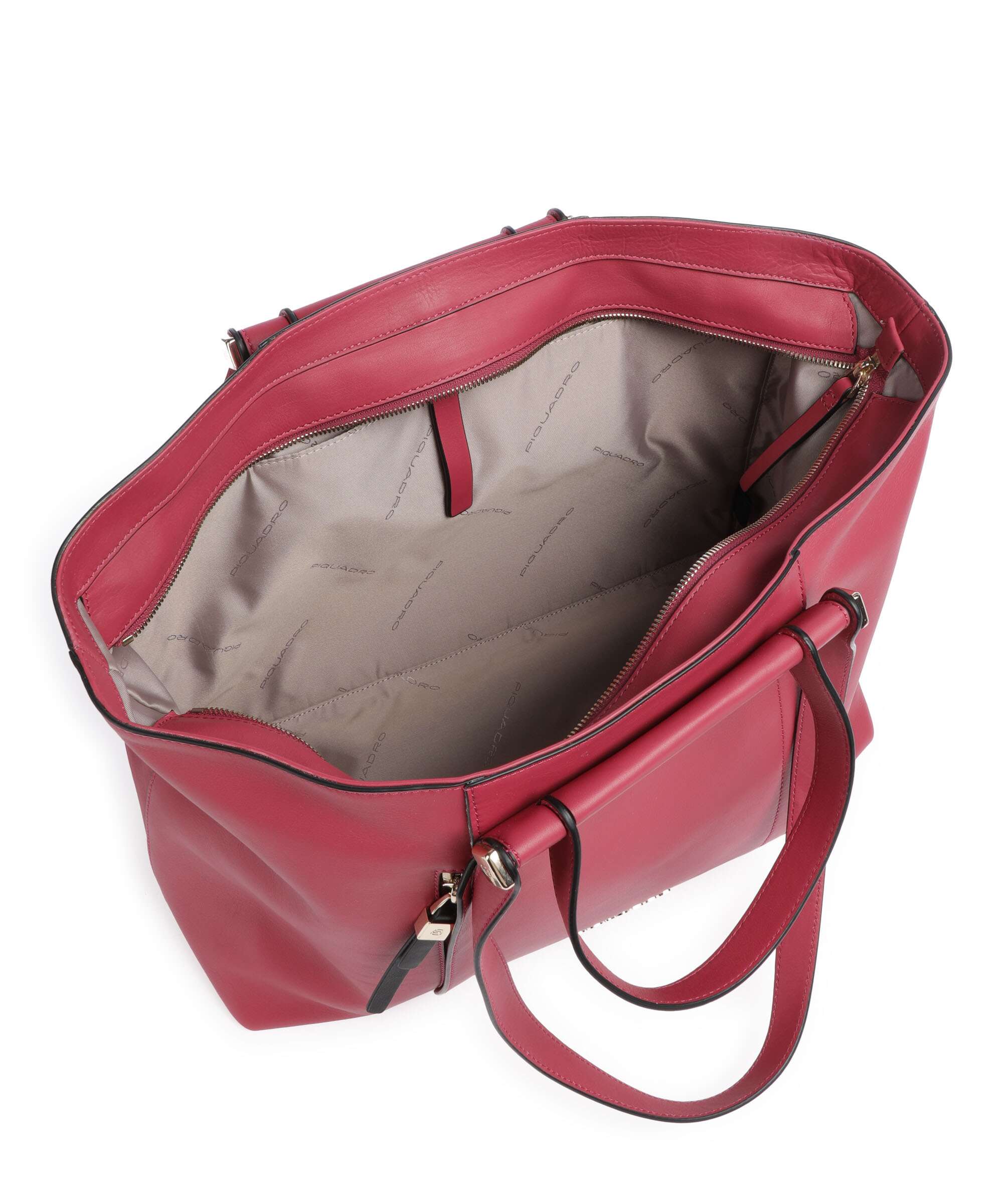 Piquadro Circle Tote bag rosso - Image 6