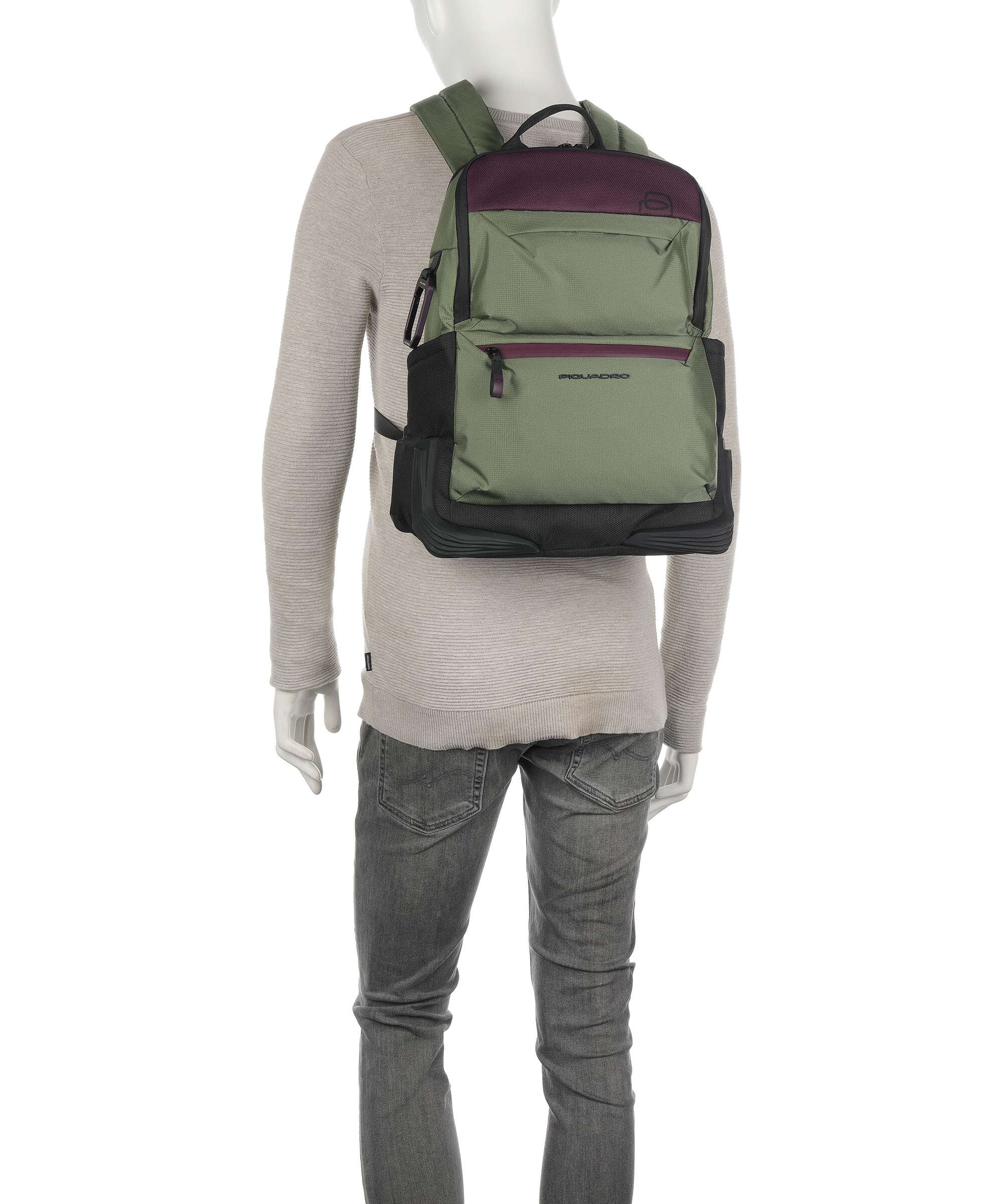 Piquadro Corner H2O Backpack green forest - Image 3