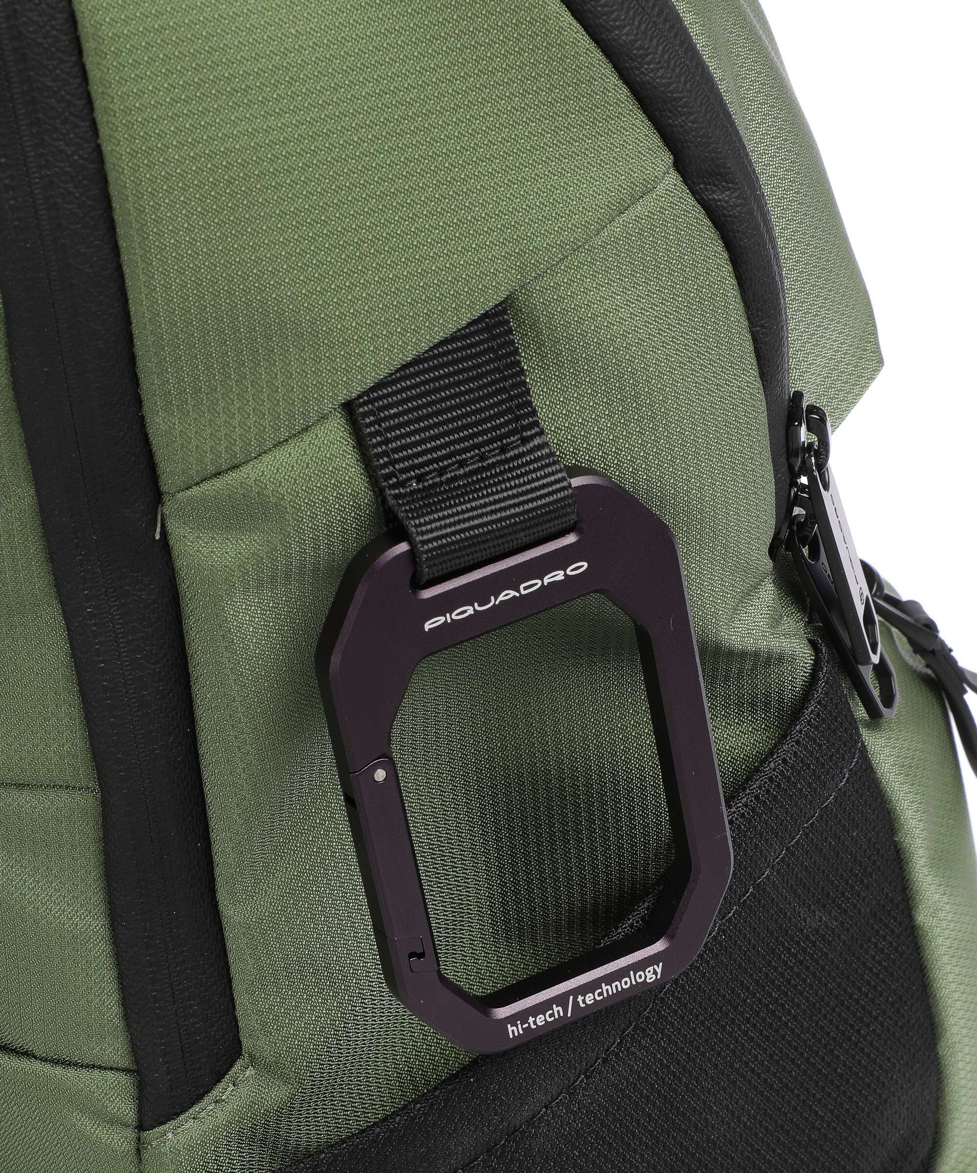 Piquadro Corner H2O Backpack green forest - Image 4