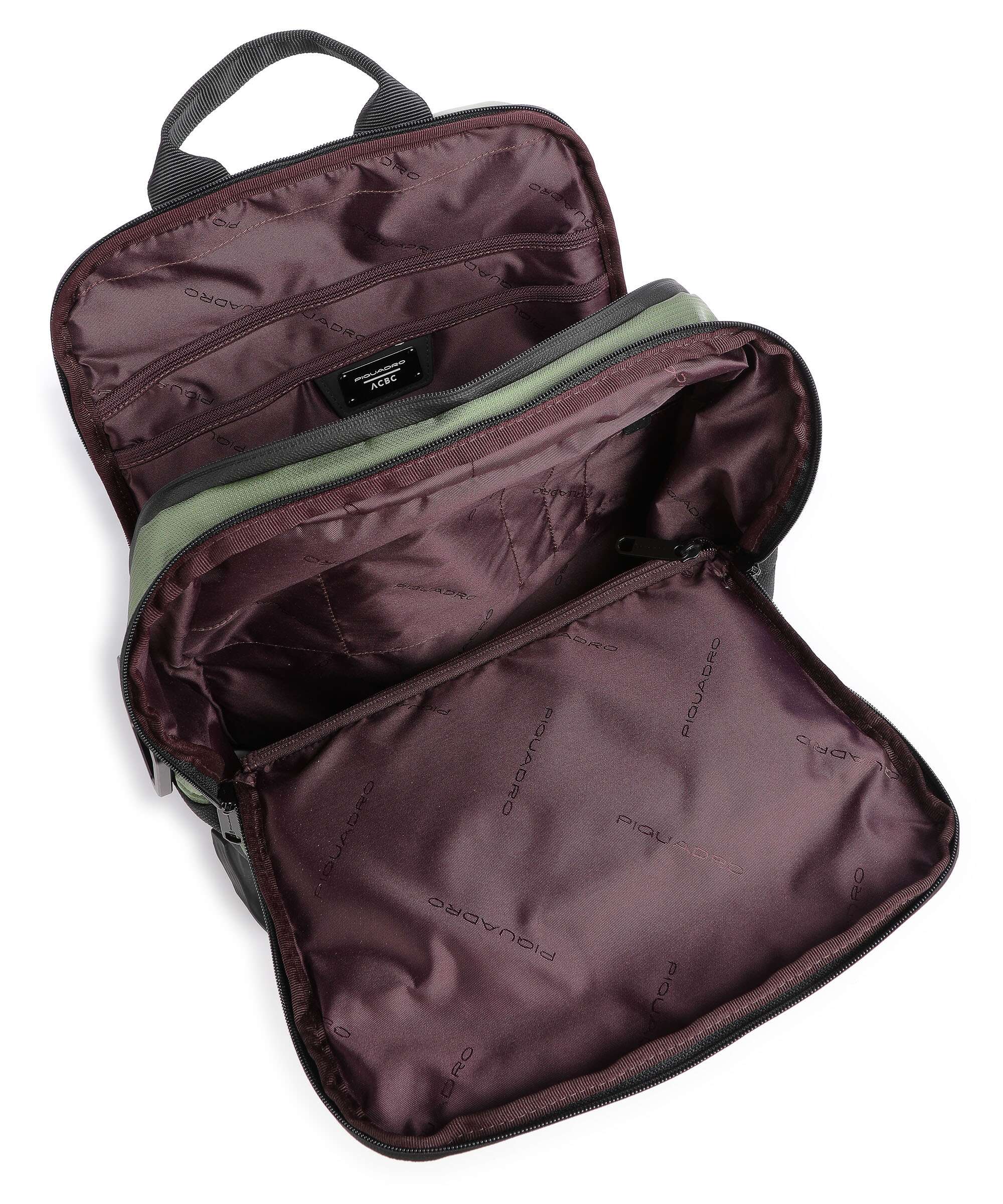 Piquadro Corner H2O Backpack green forest - Image 5