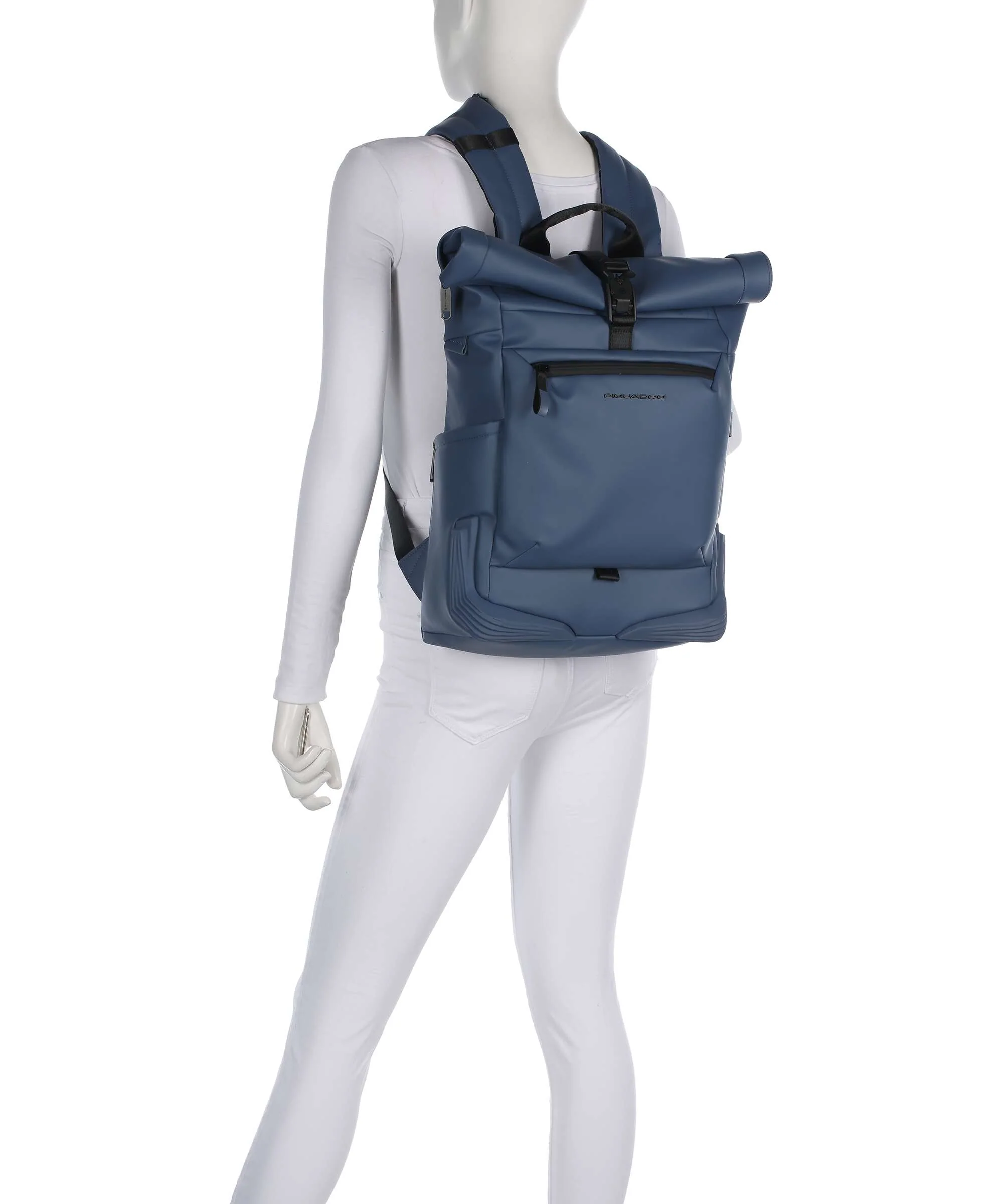 Piquadro Corner Special Rolltop backpack avio - Image 3