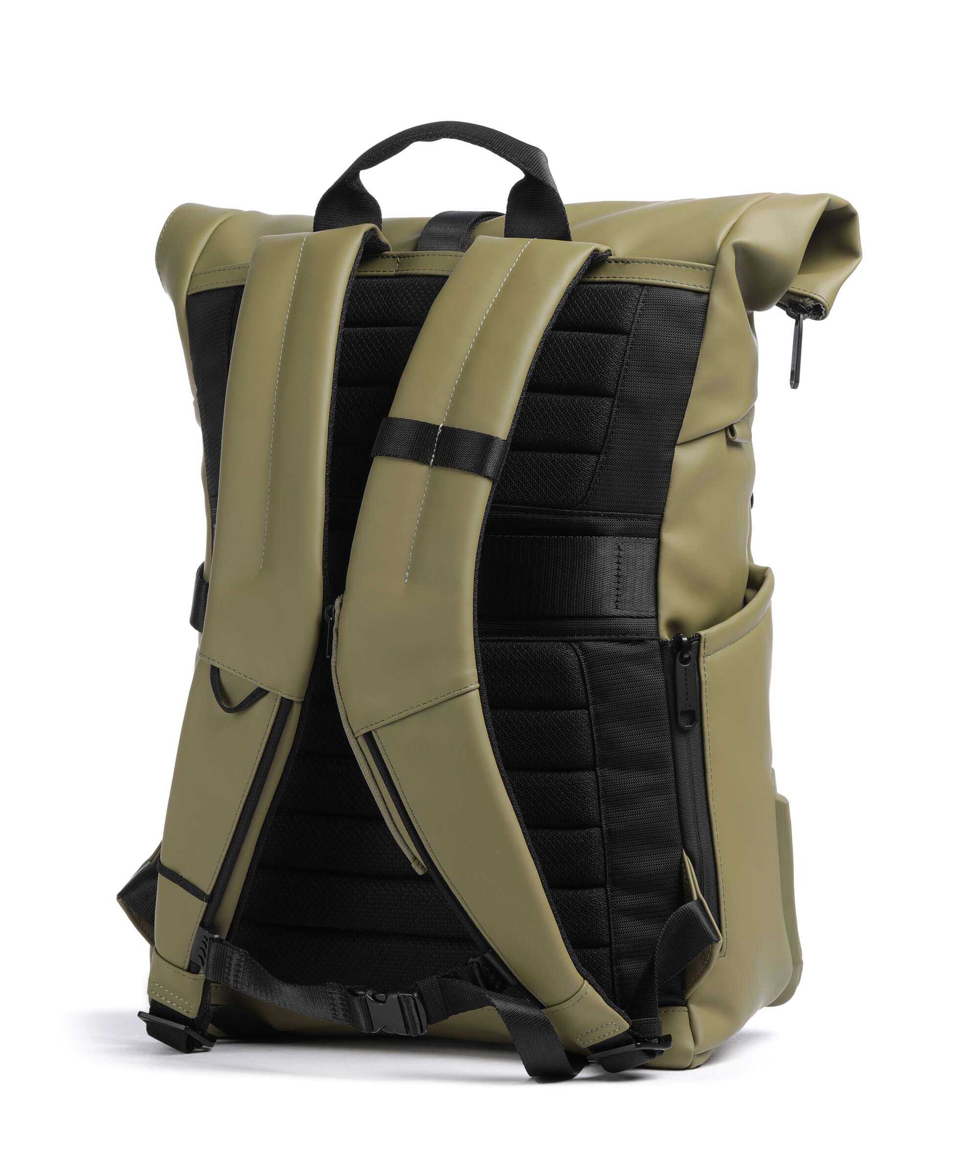 Piquadro Corner Special Rolltop backpack light green - Image 2