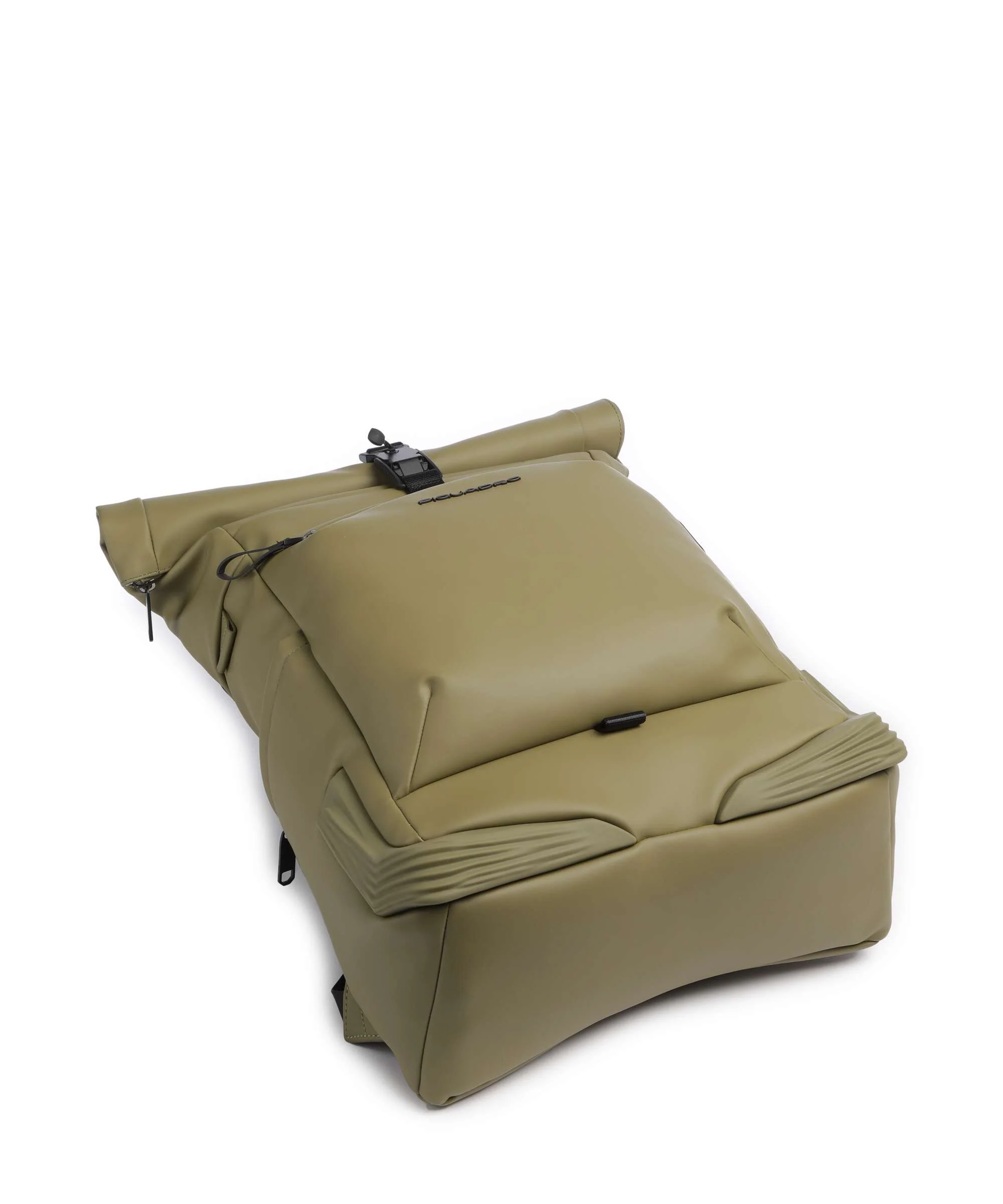 Piquadro Corner Special Rolltop backpack light green - Image 5