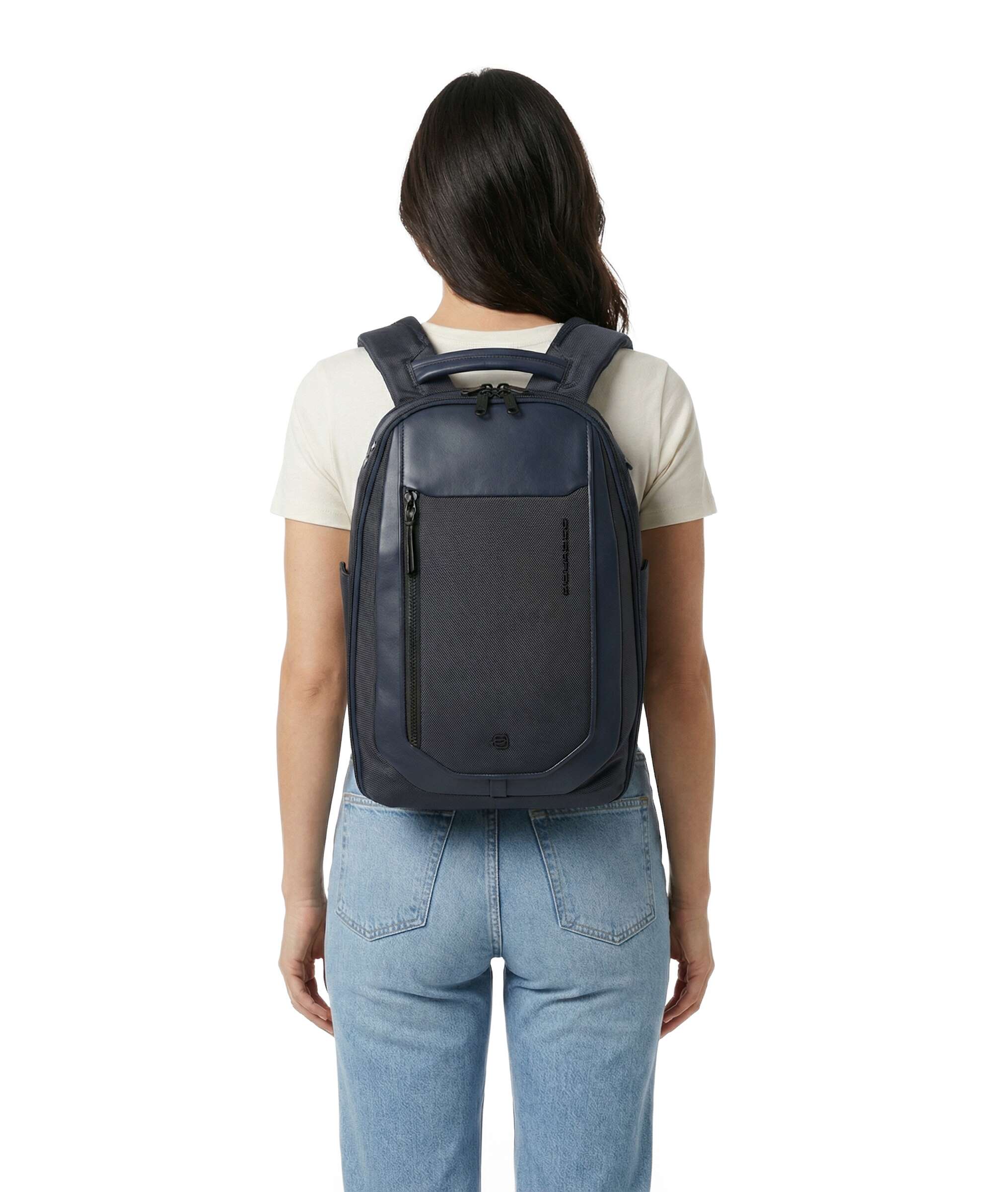 Piquadro Lyss Ryanair Travel backpack blue - Image 3