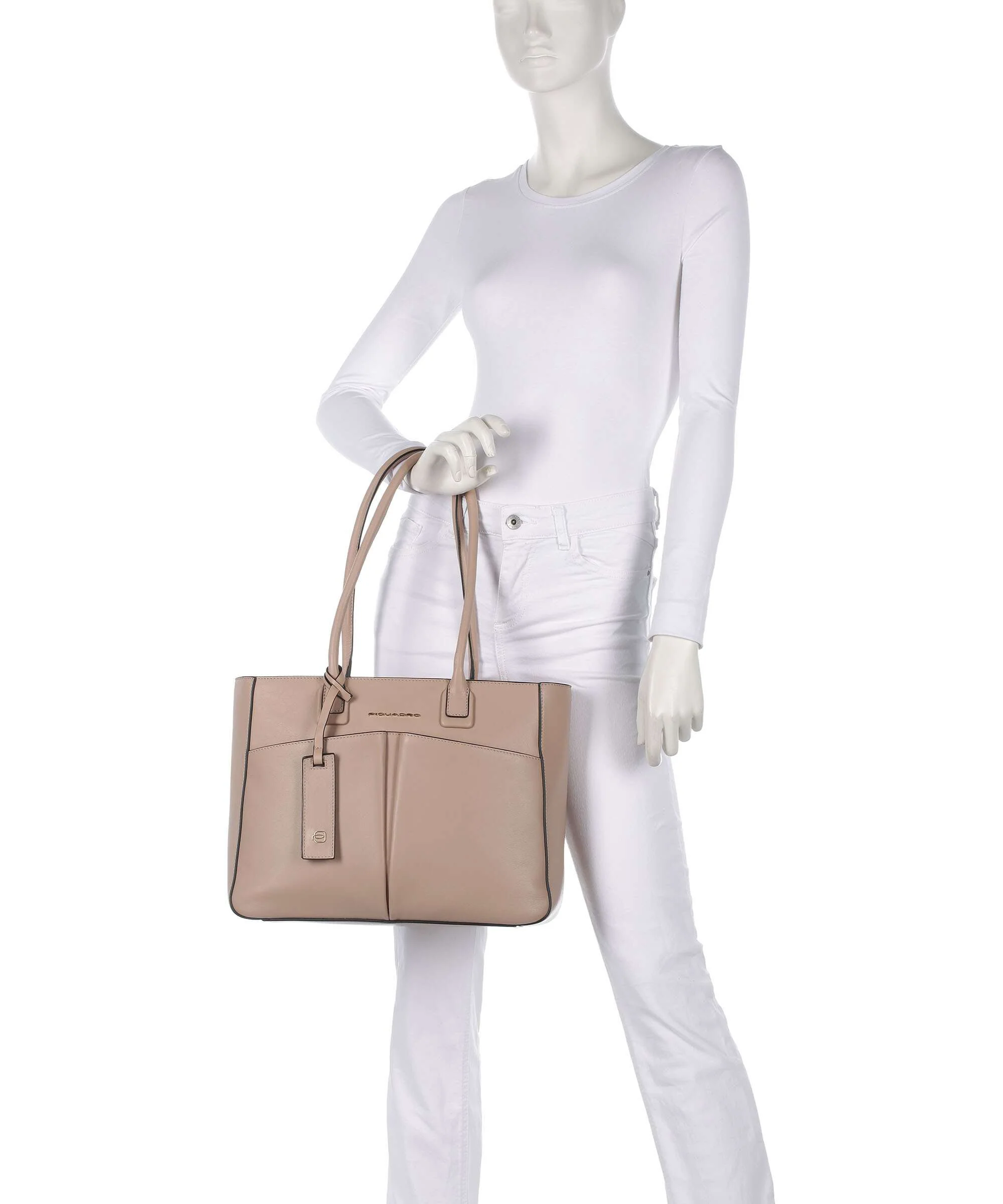 Piquadro Nevet Tote bag pink - Image 3