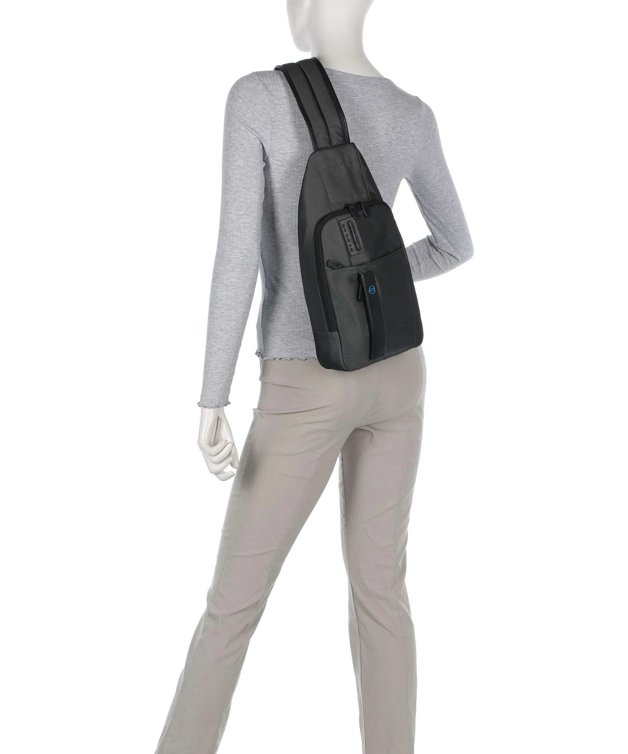 Piquadro P16 Sling bag grigio - Image 4