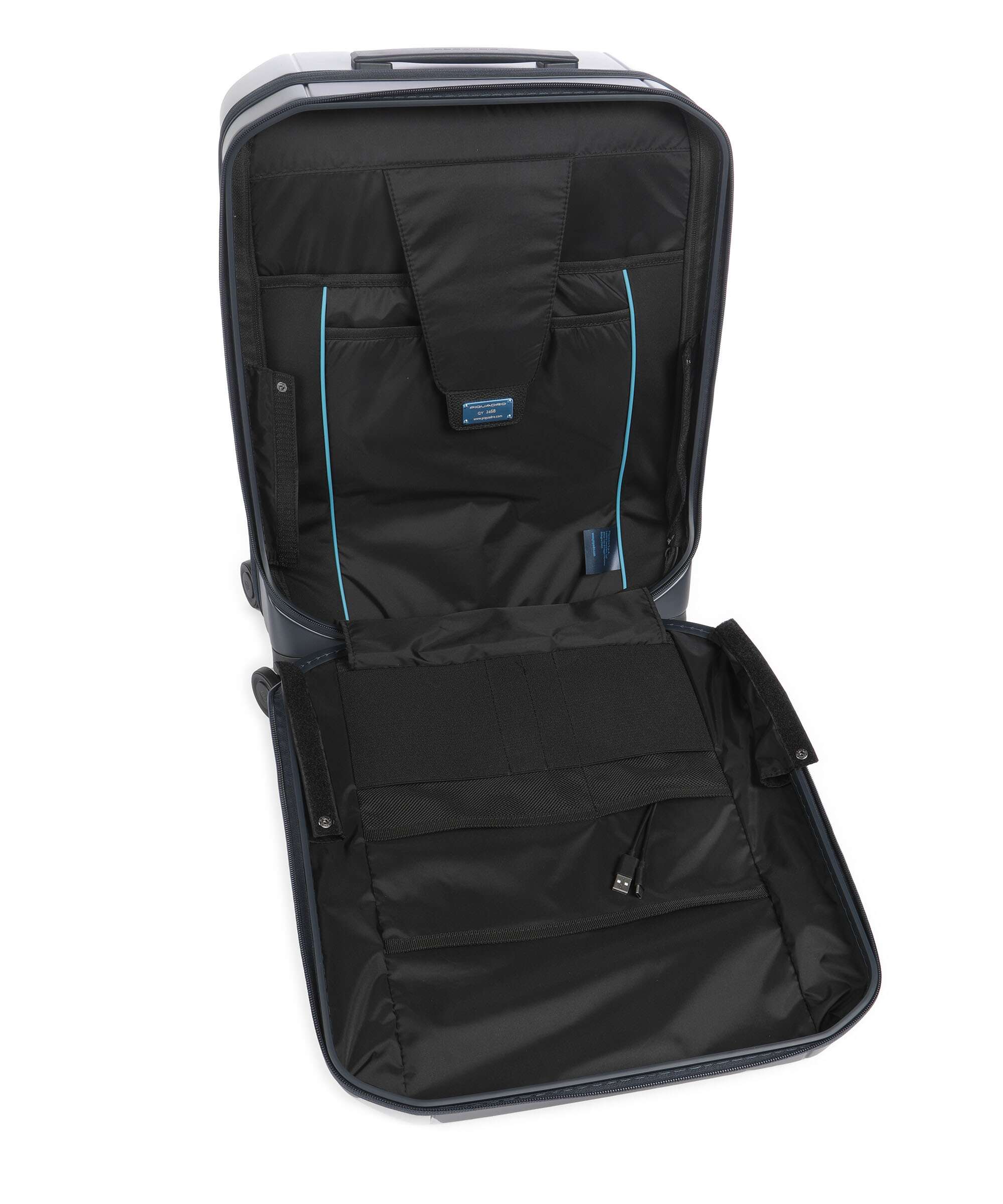 Piquadro PQ-Light Spinner (4 wheels) mat blue - Image 4