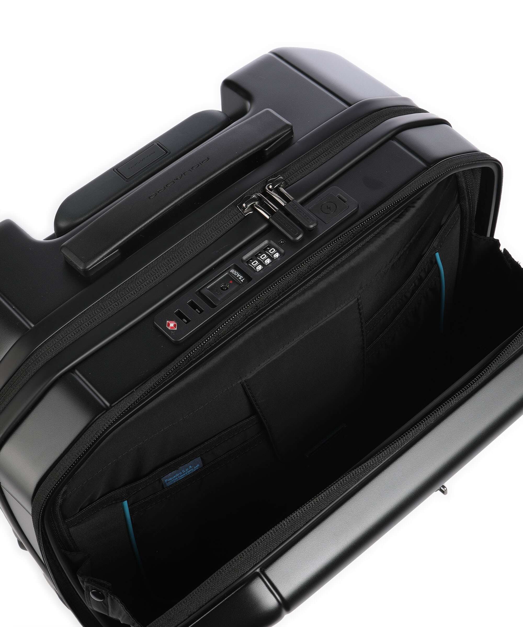 Piquadro PQ-LM Rolling briefcase black - Image 4