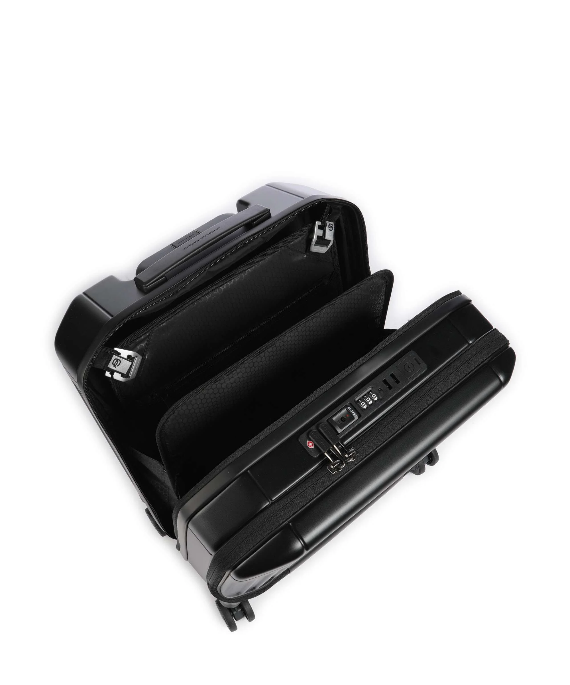 Piquadro PQ-LM Rolling briefcase black - Image 6
