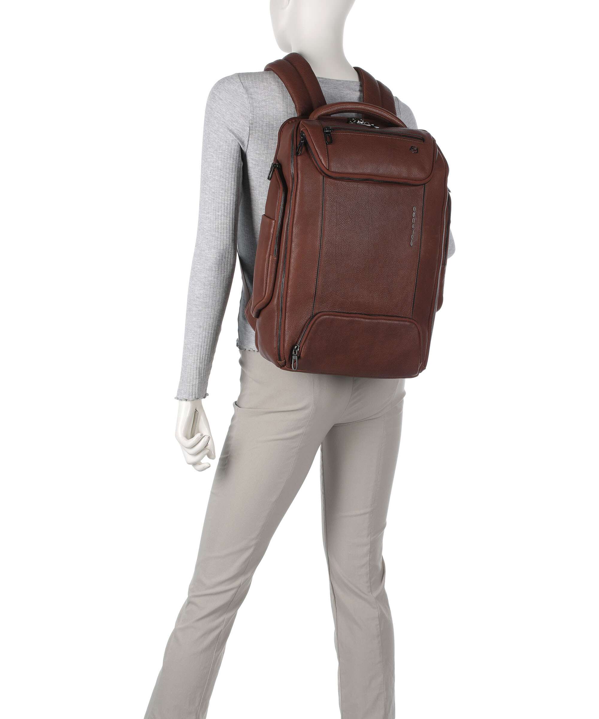 Piquadro S134 Backpack brown - Image 3