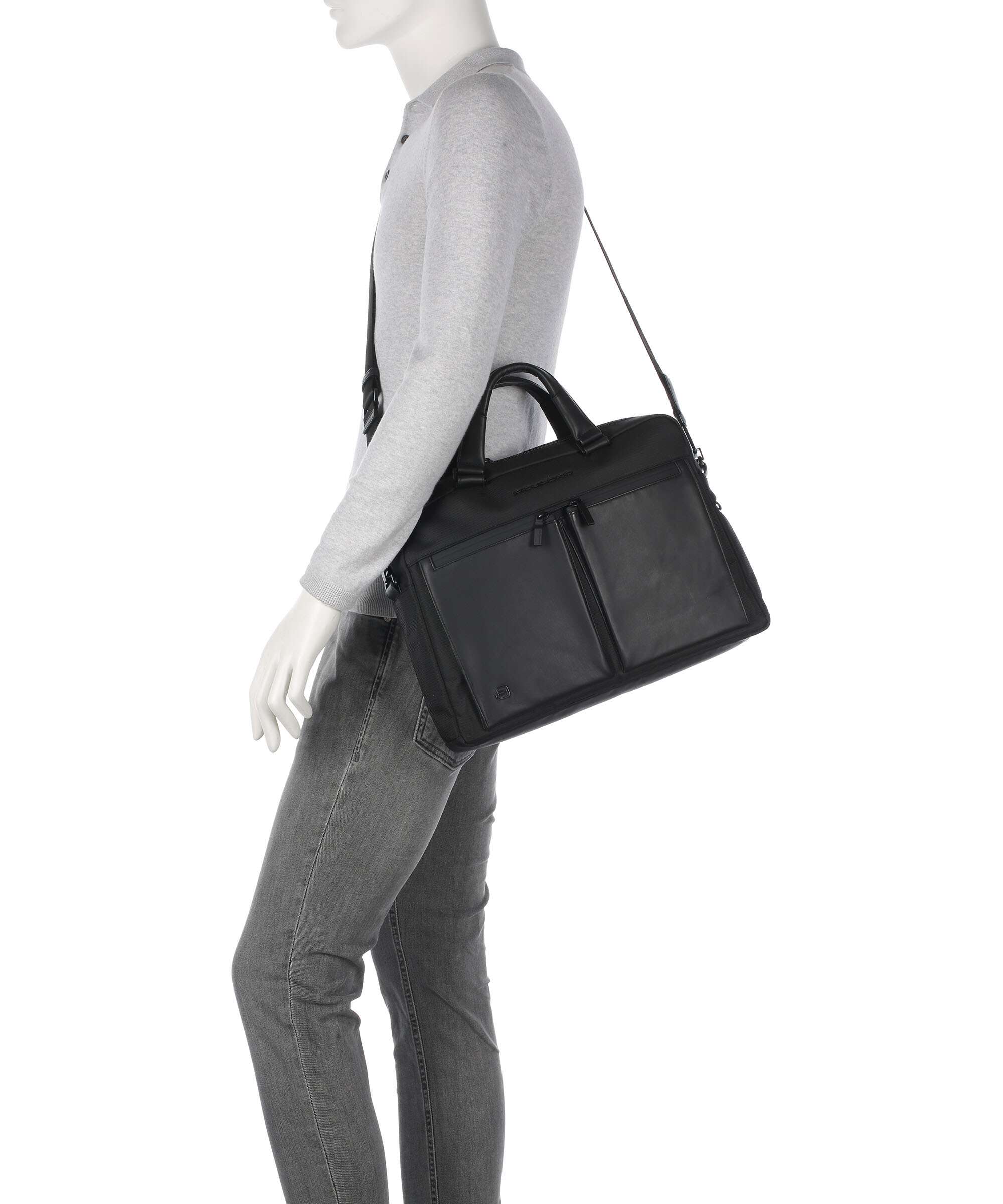 Piquadro S136 Briefcase black - Image 4