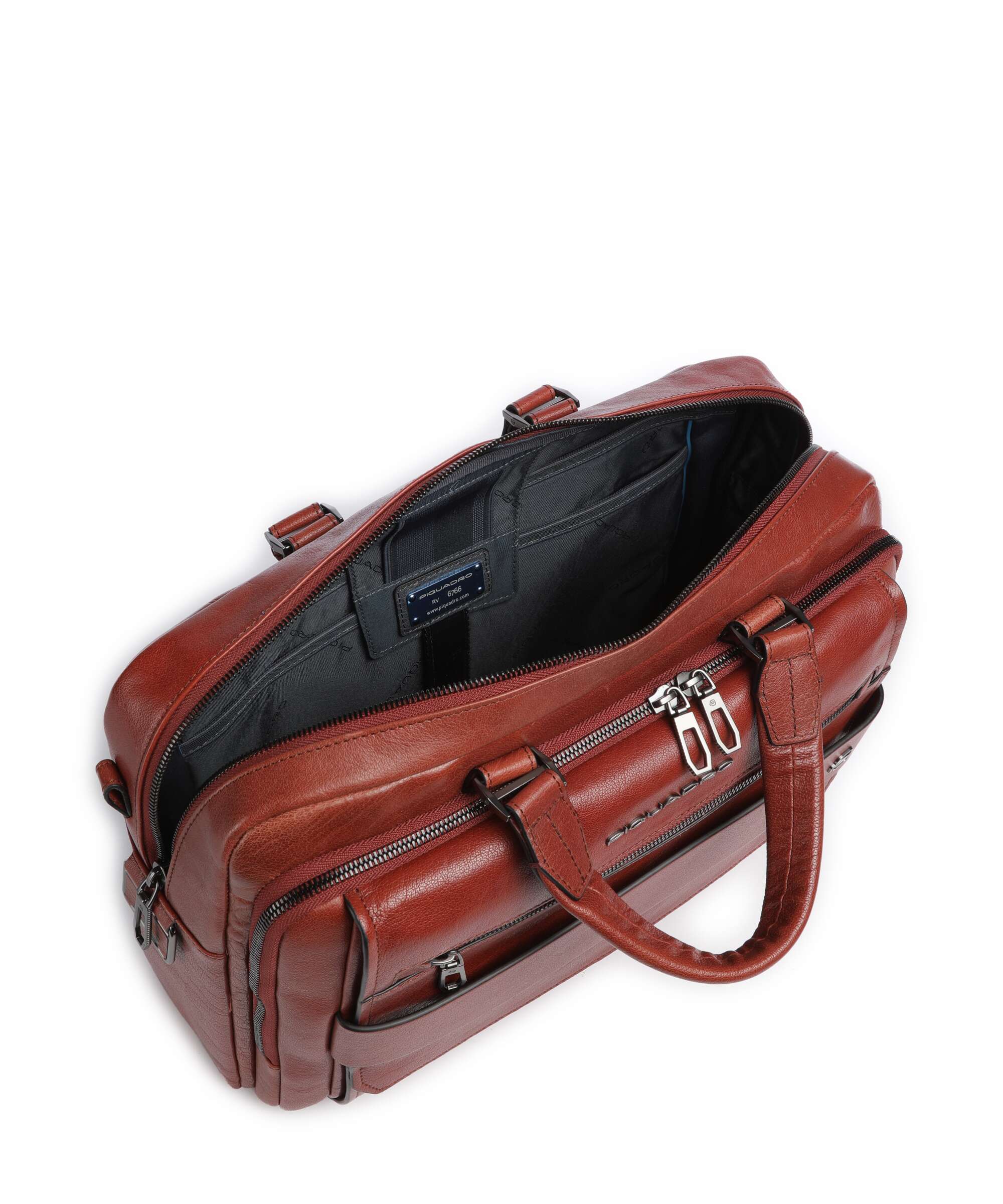 Piquadro Solm Briefcase cuoio - Image 7