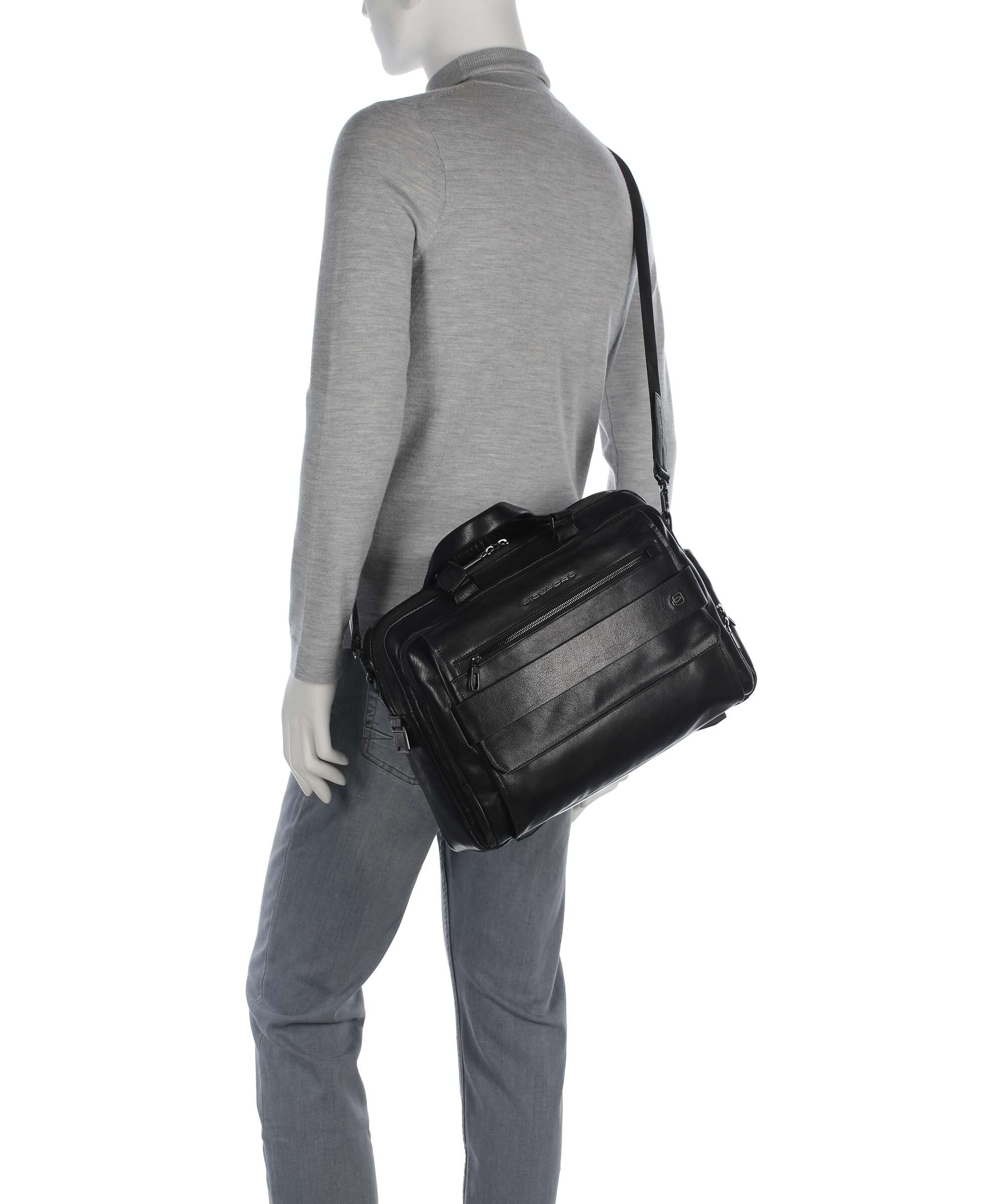 Piquadro Solm Briefcase black - Image 3