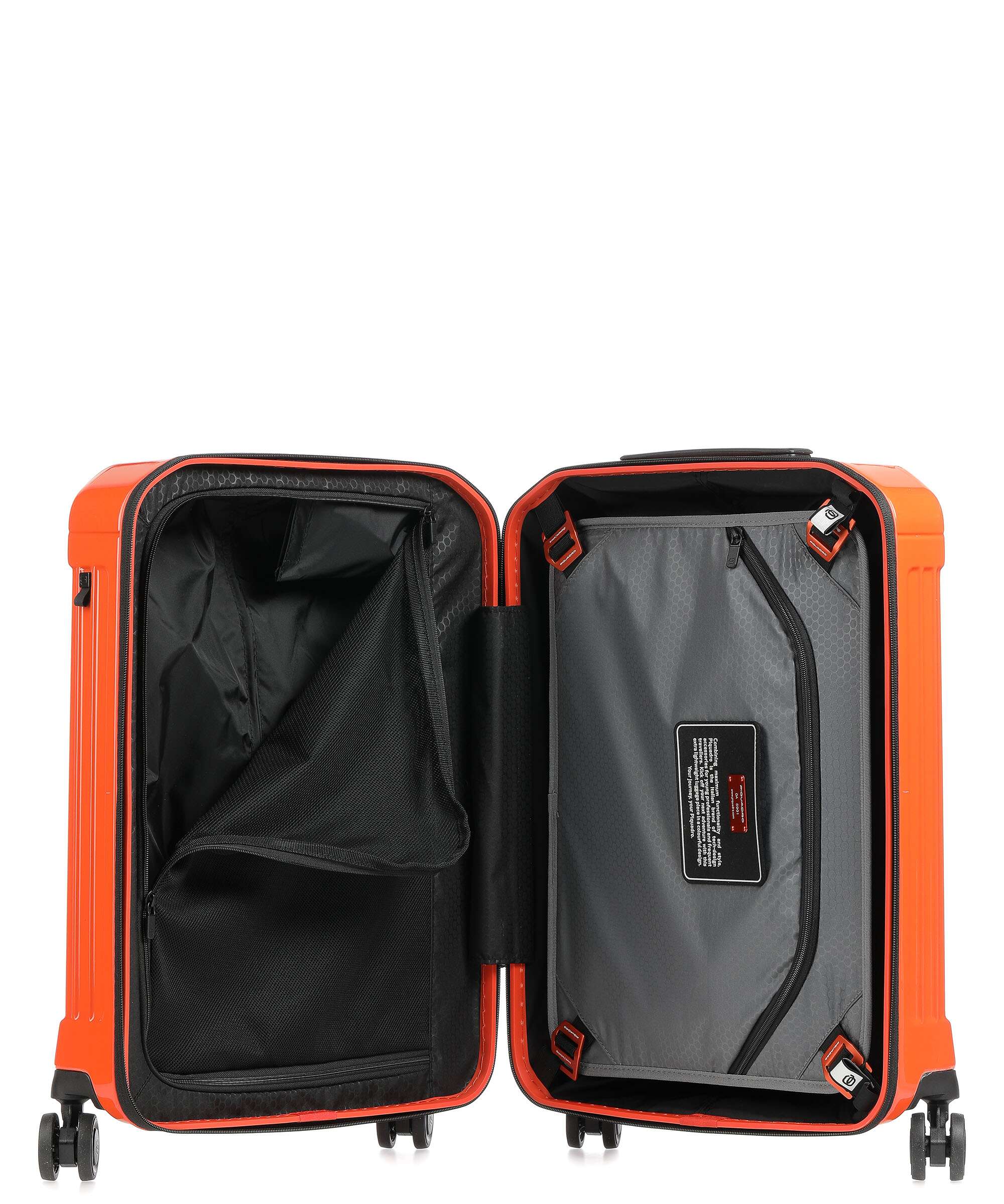 Piquadro Spinner (4 wheels) orange - Image 4