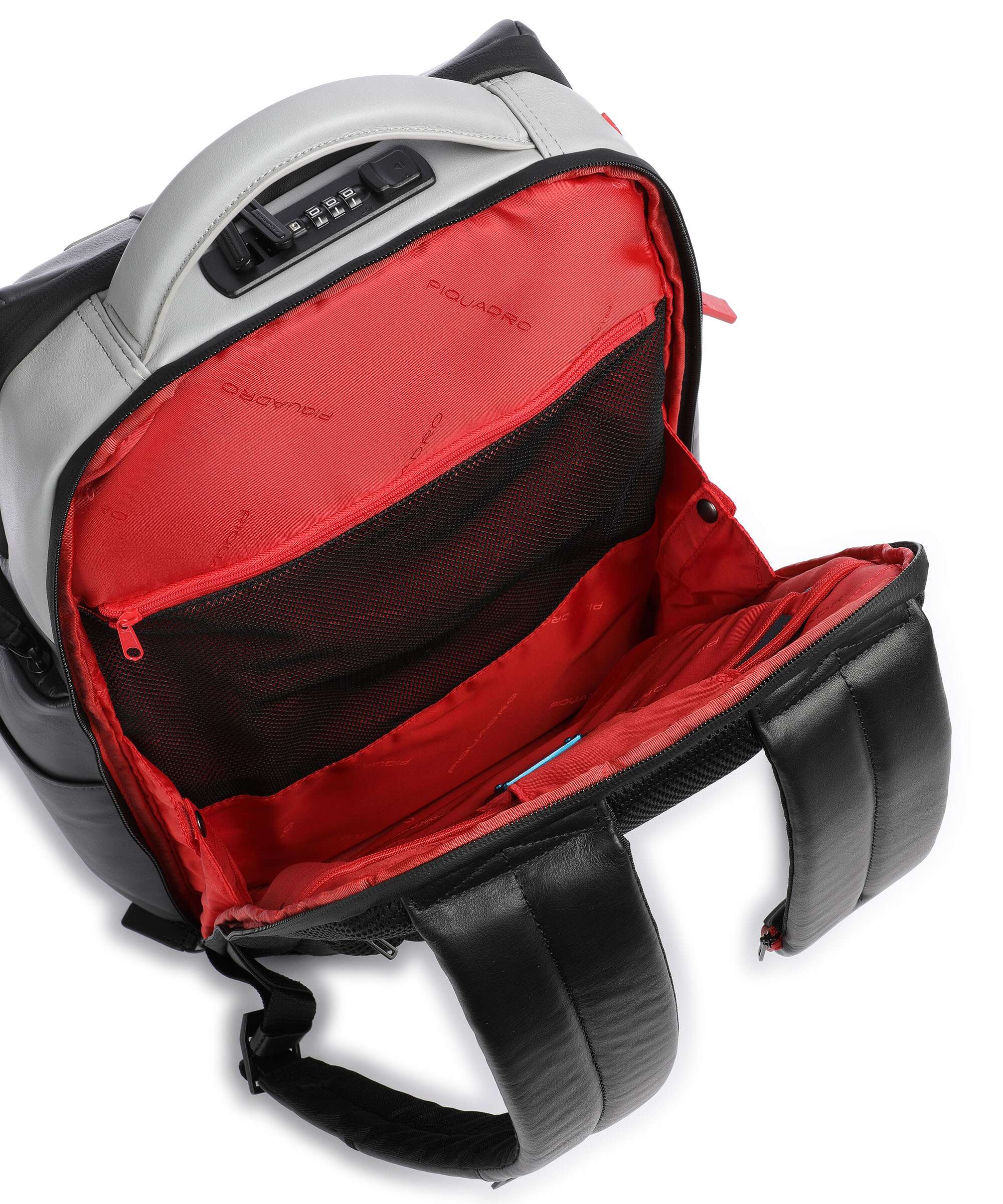 Piquadro Urban Laptop backpack grau/schwarz - Image 5