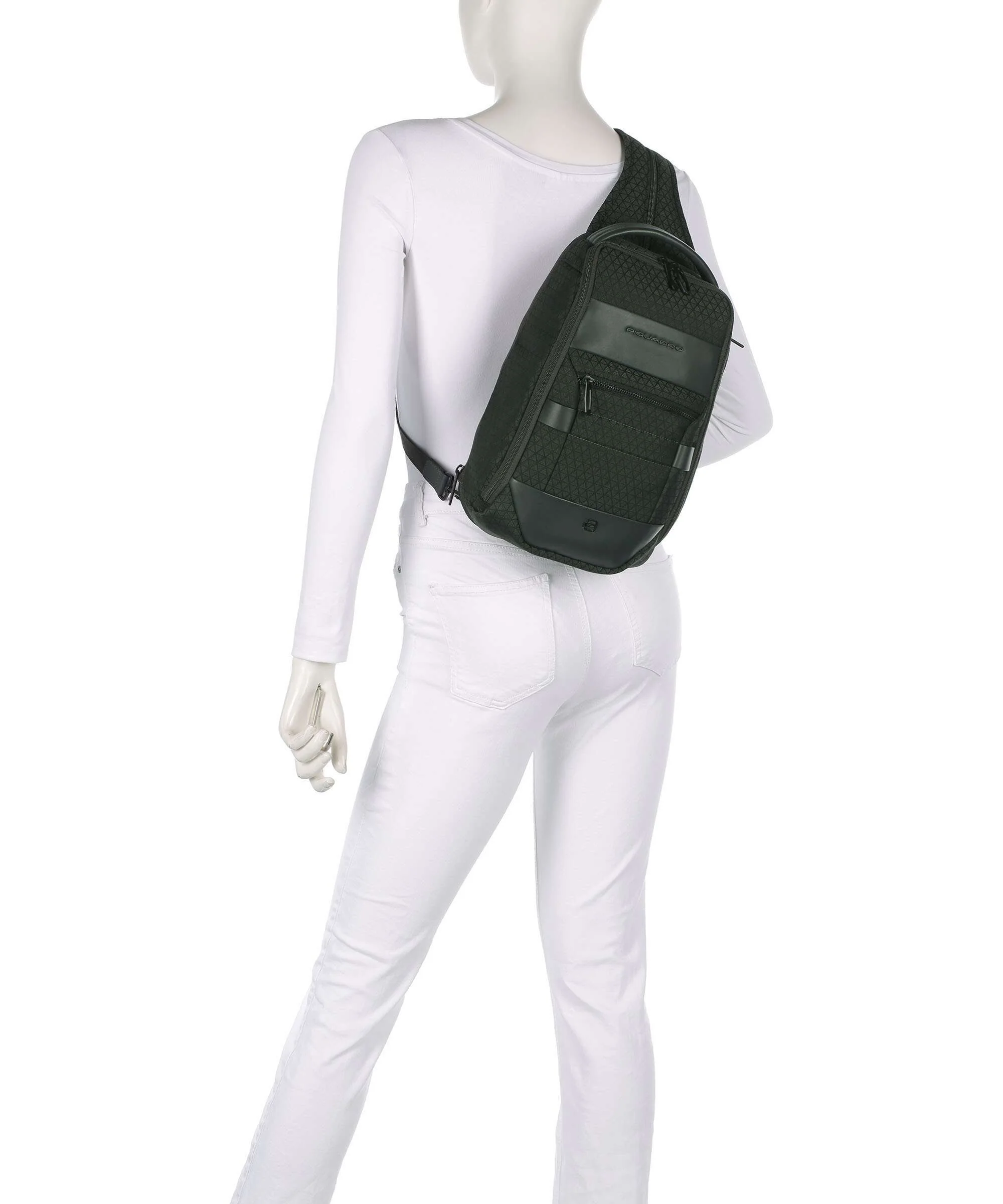 Piquadro W139 Sling bag verde - Image 3