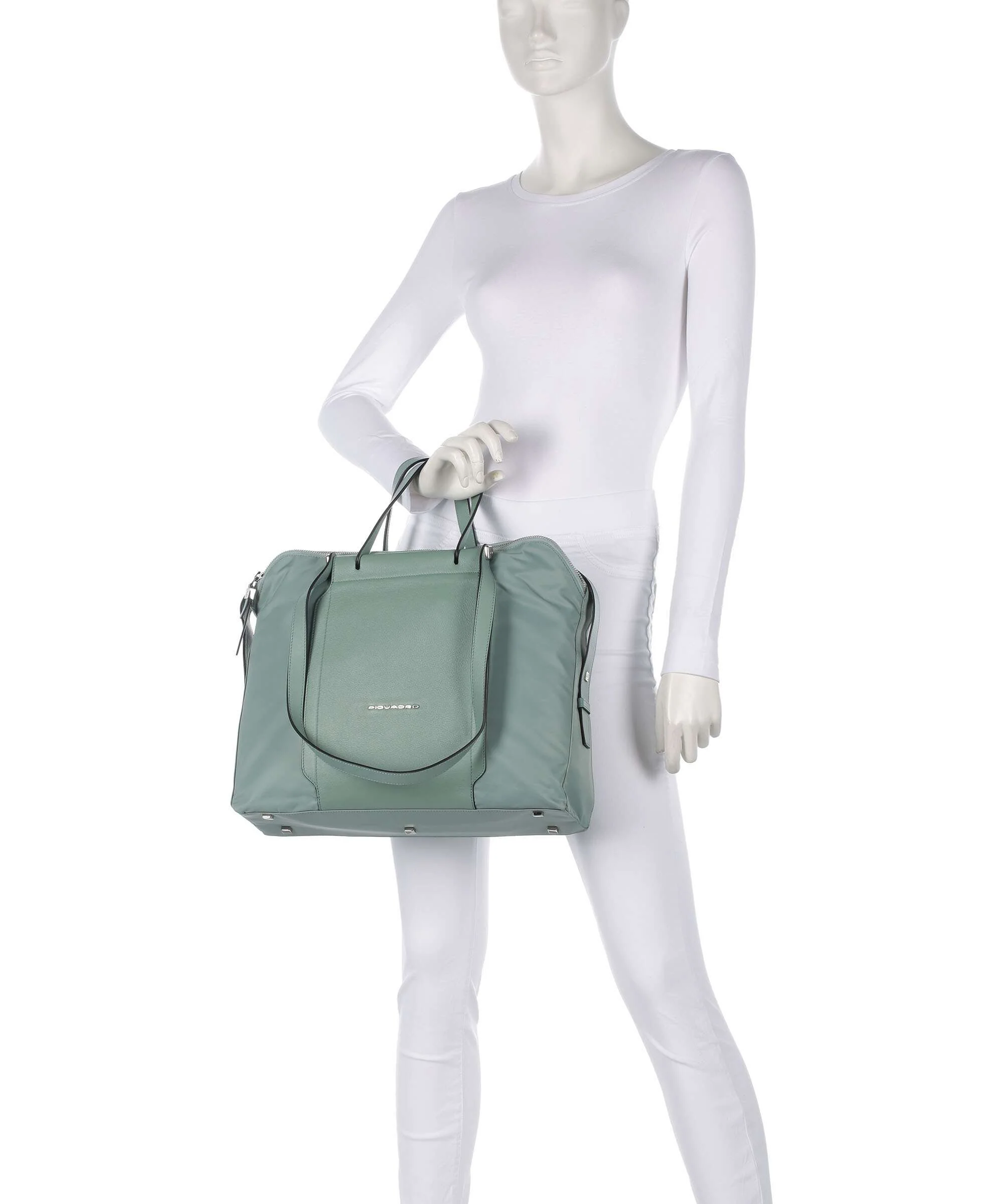 Piquadro W92T Tote bag green - Image 3